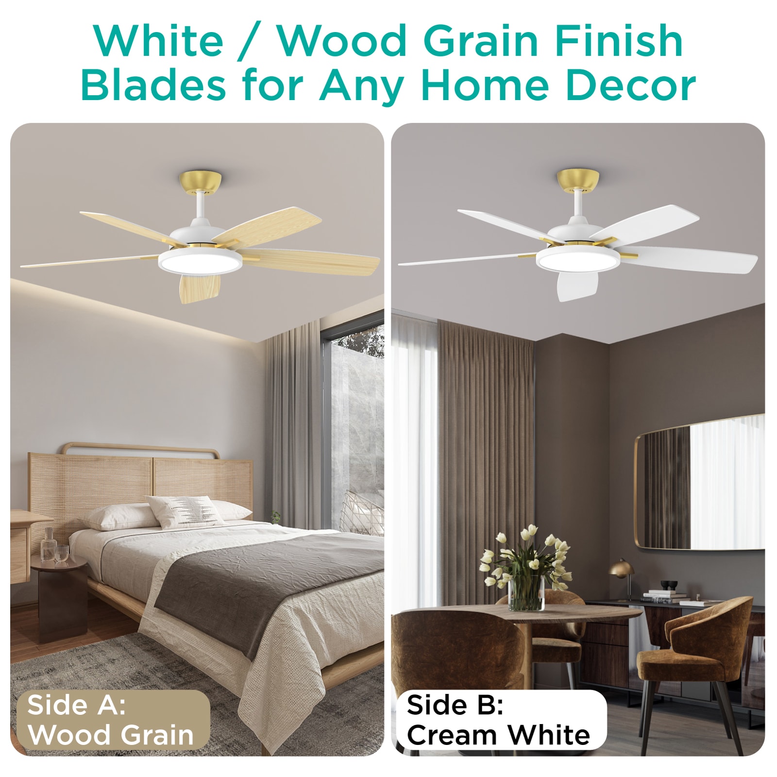 TALOYA RV52-WG-5D-T5 Ceiling-Fans - View #6