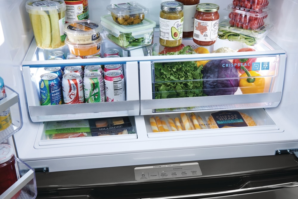 Frigidaire Counter-depth 21.5-cu ft 4-Door French Door Refrigerator ...