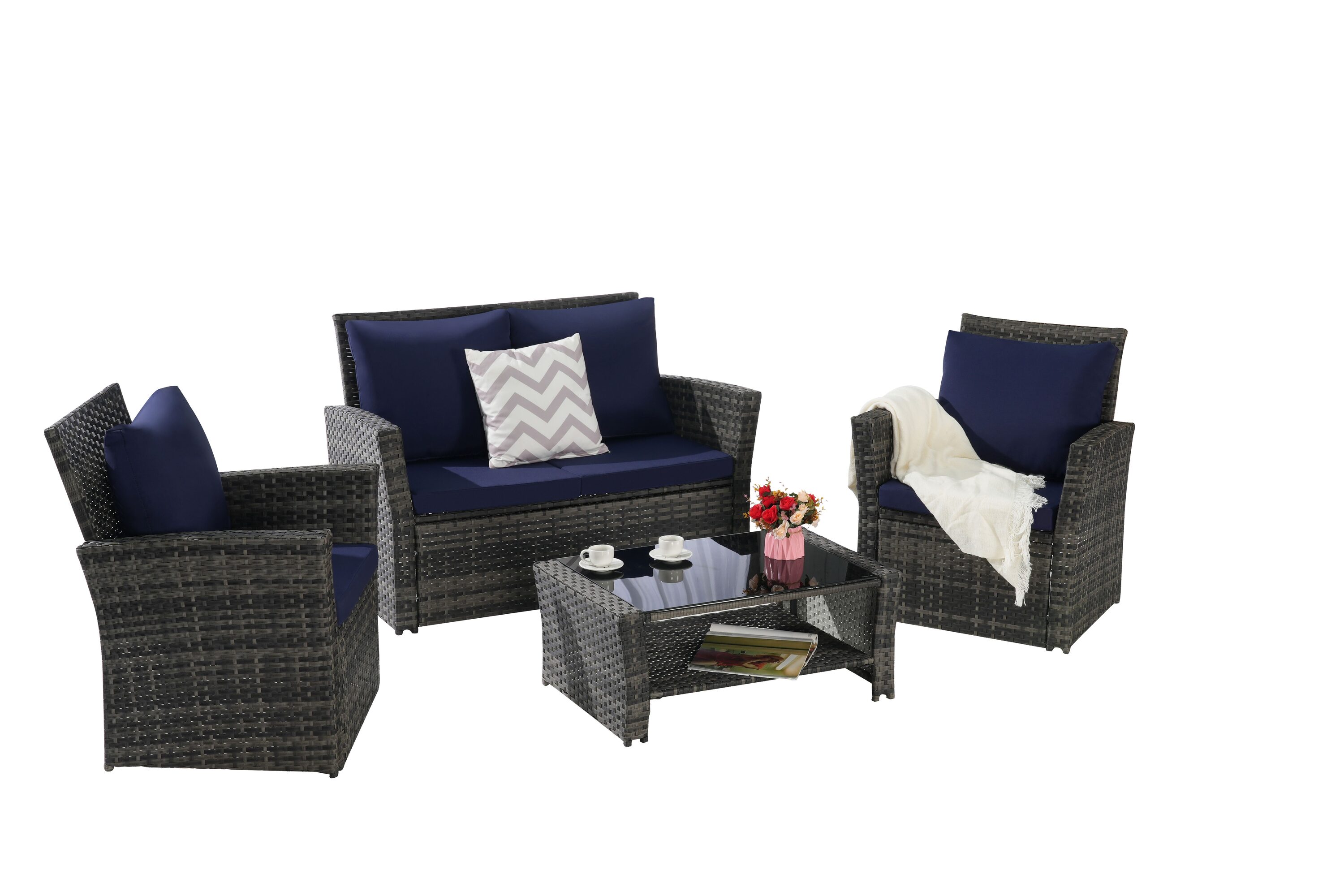 Forclover MONLDS11NB Patio-Conversation-Sets - View #7