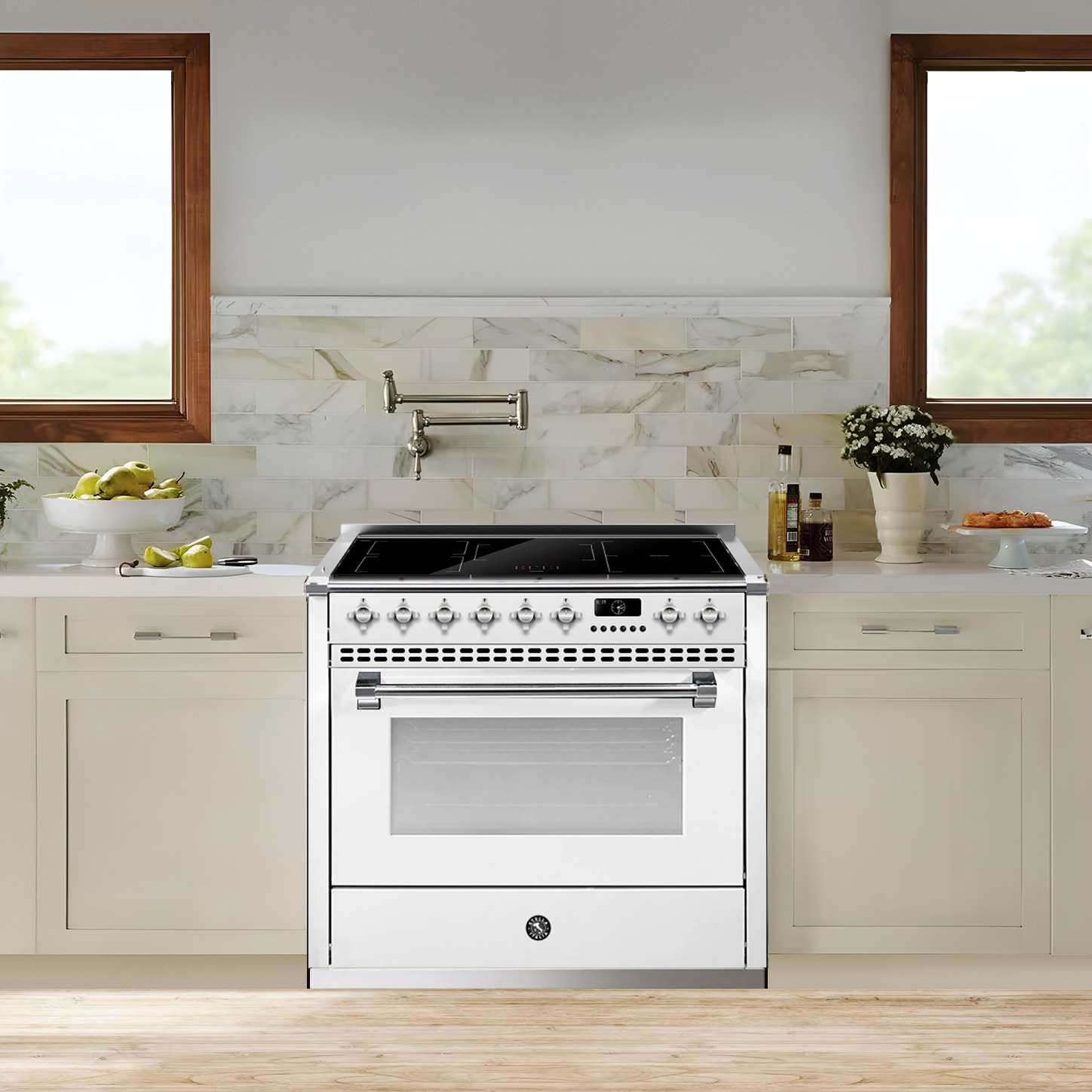 Hallman HSRI36CMPW Freestanding-Electric-Ranges - View #2