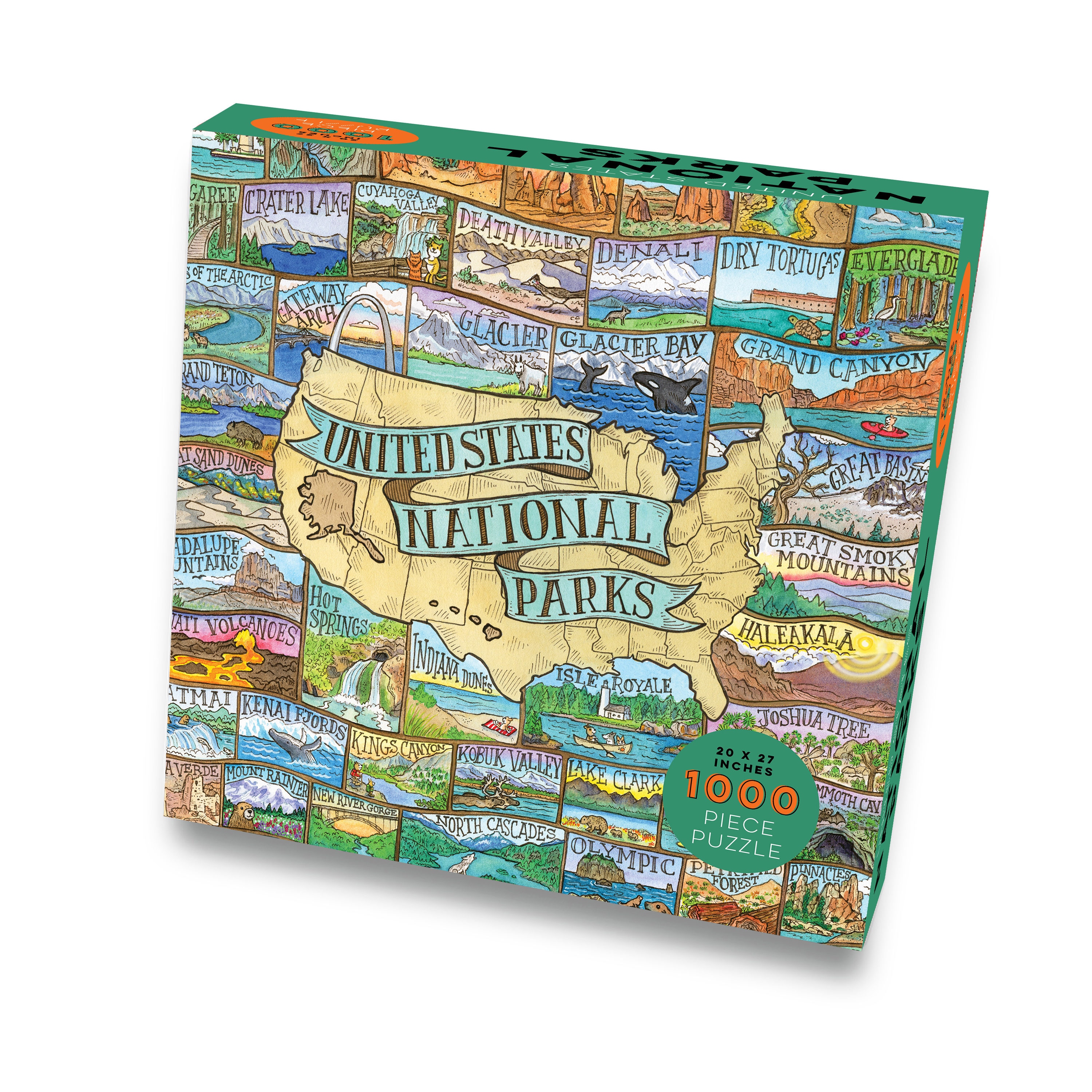 TF Publishing 1000-Piece Geography Jigsaw Puzzle in the Puzzles ...