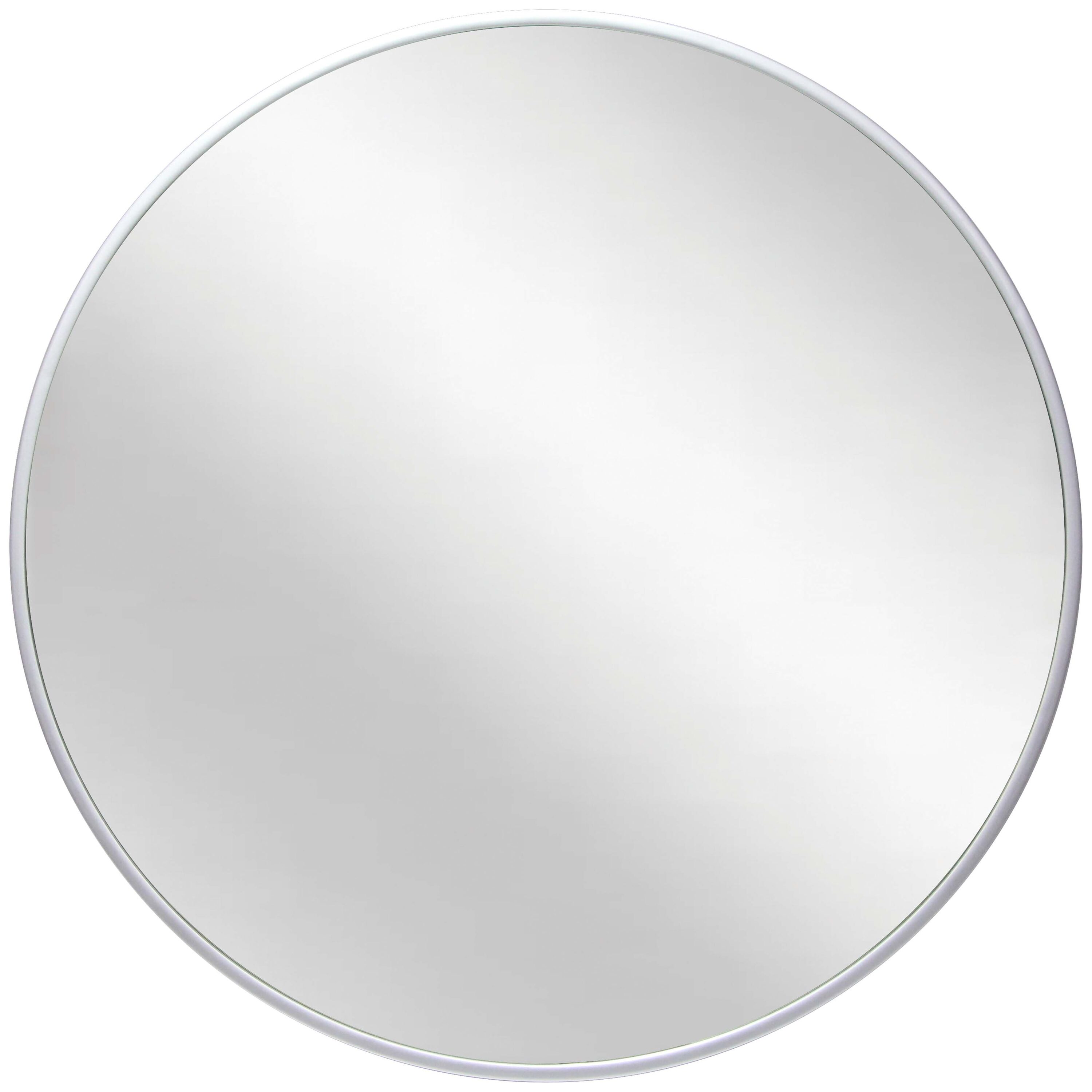 Infinity Instruments 20082SV 21-Inches W x 21.0-Inches H Round Silver Framed Wall Mirror