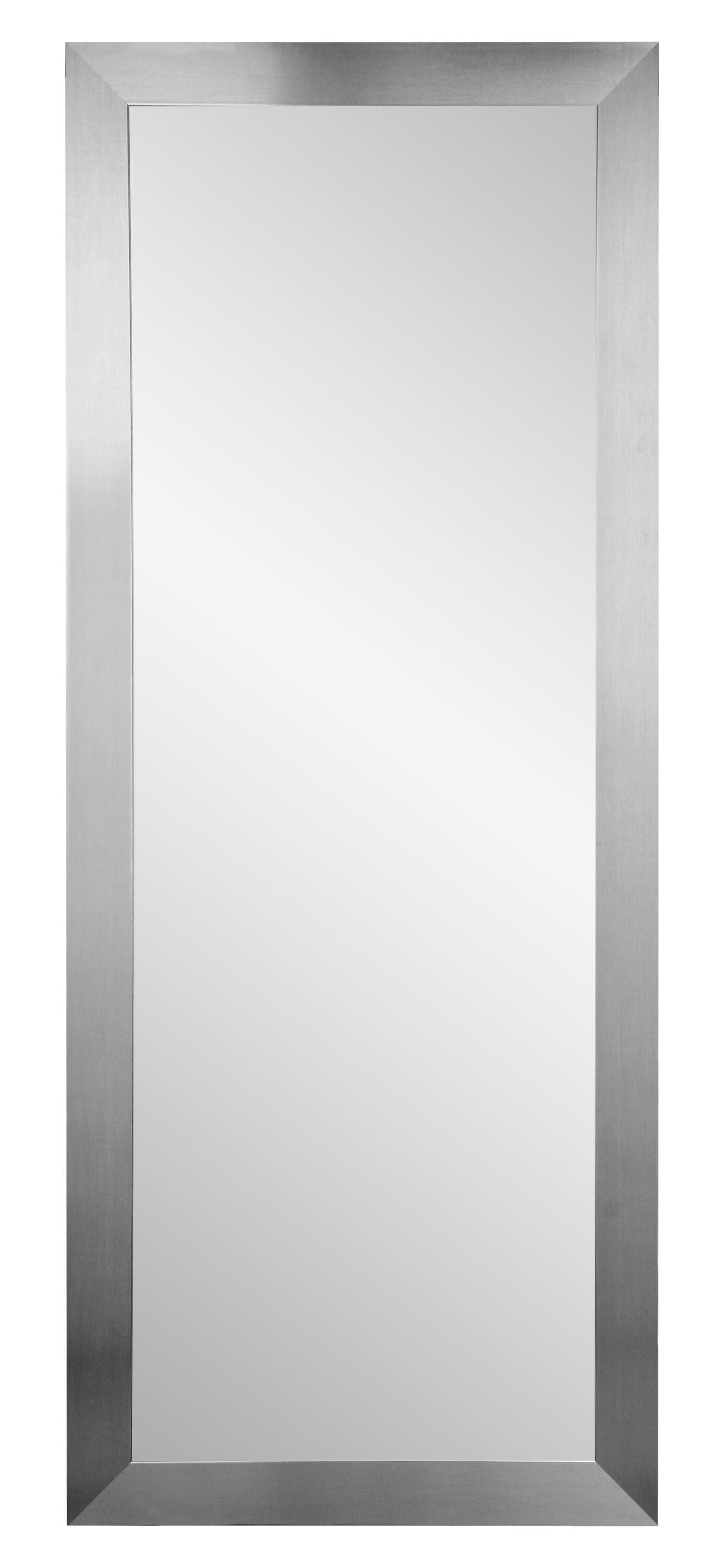 BrandtWorks BM001T 32-Inches W x 71.0-Inches H Rectangle Silver Framed Full Length Wall Mirror