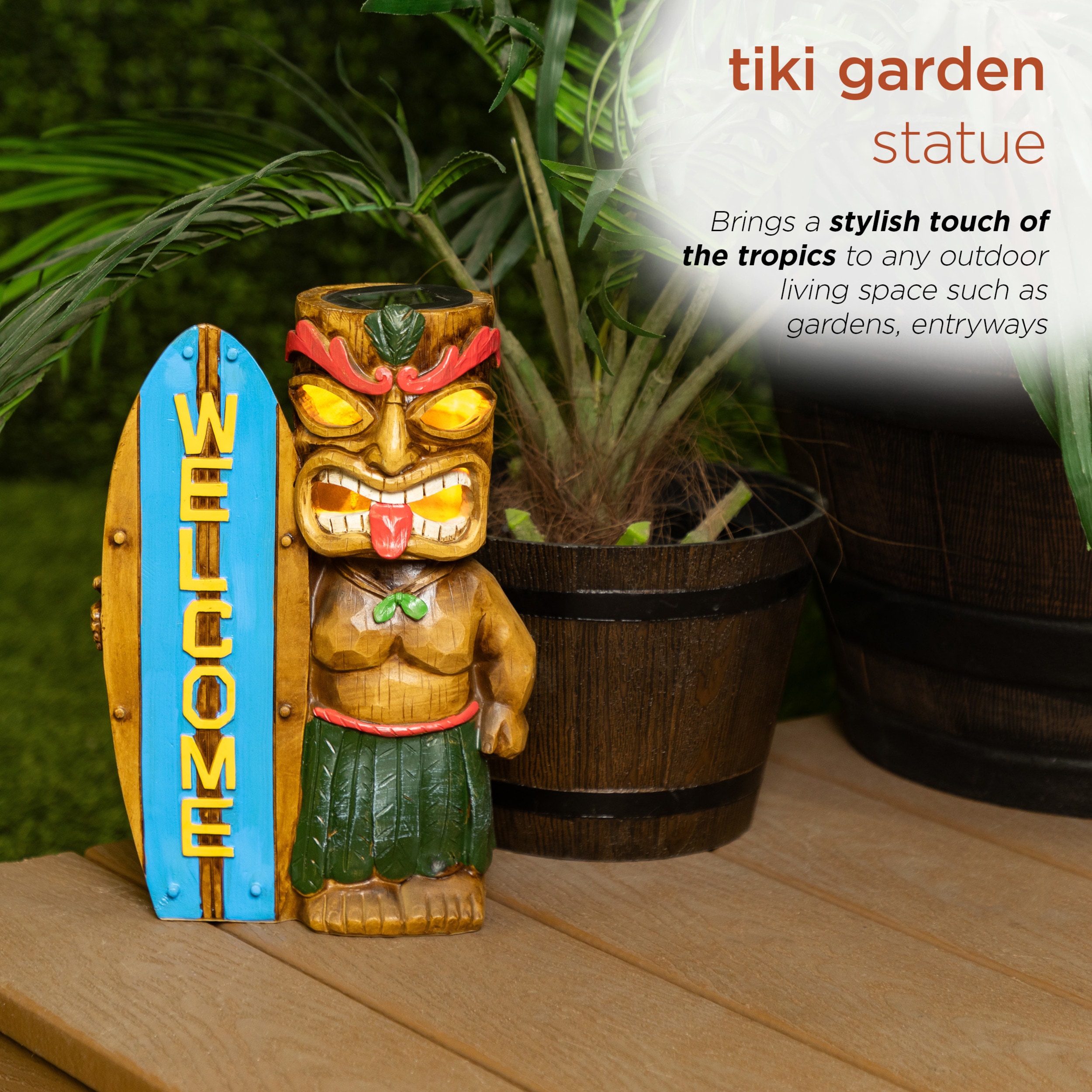 Alpine Corporation SLL2612SLR-HH Garden-Statue - View #7