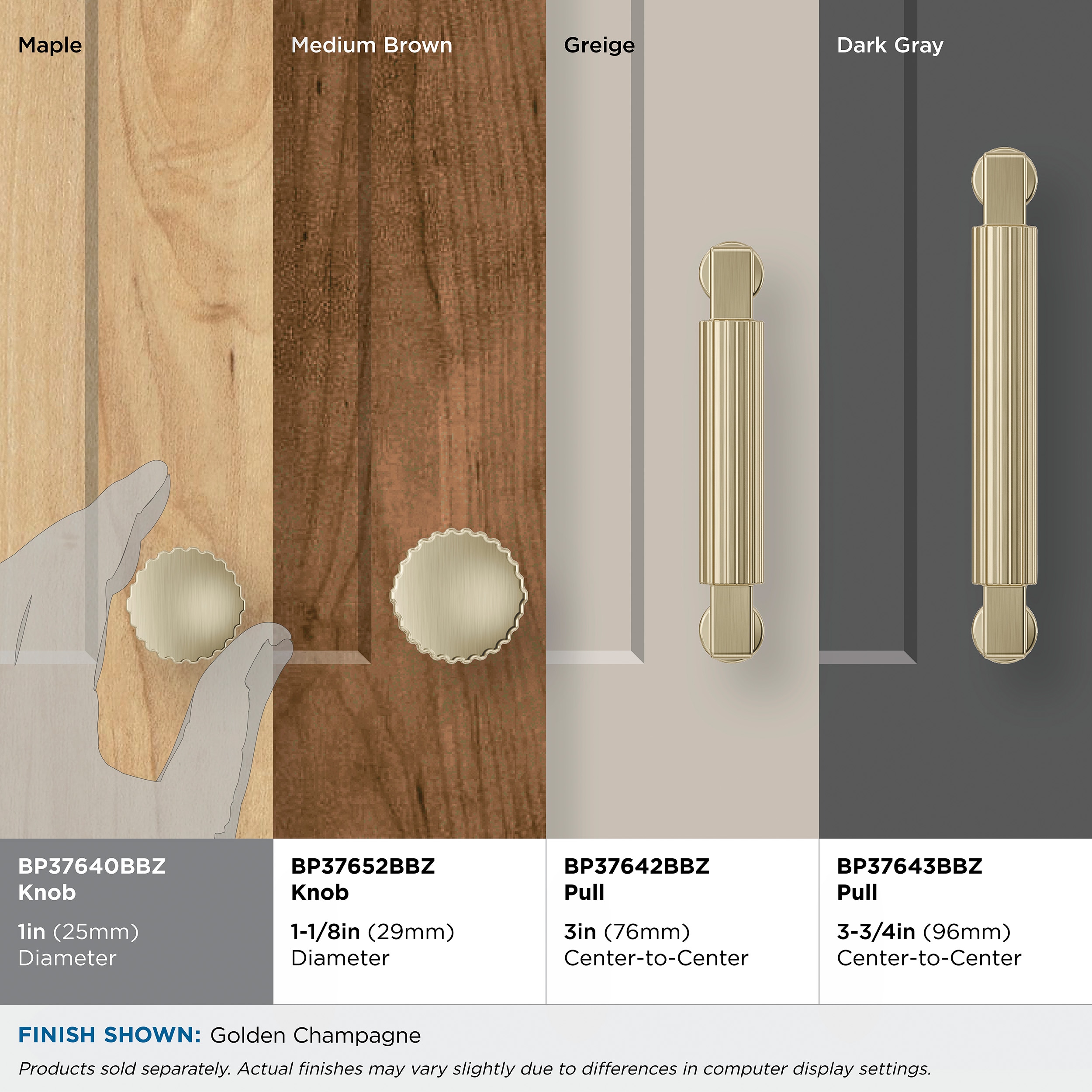Amerock BP37640BBZ Cabinet-Knobs - View #7
