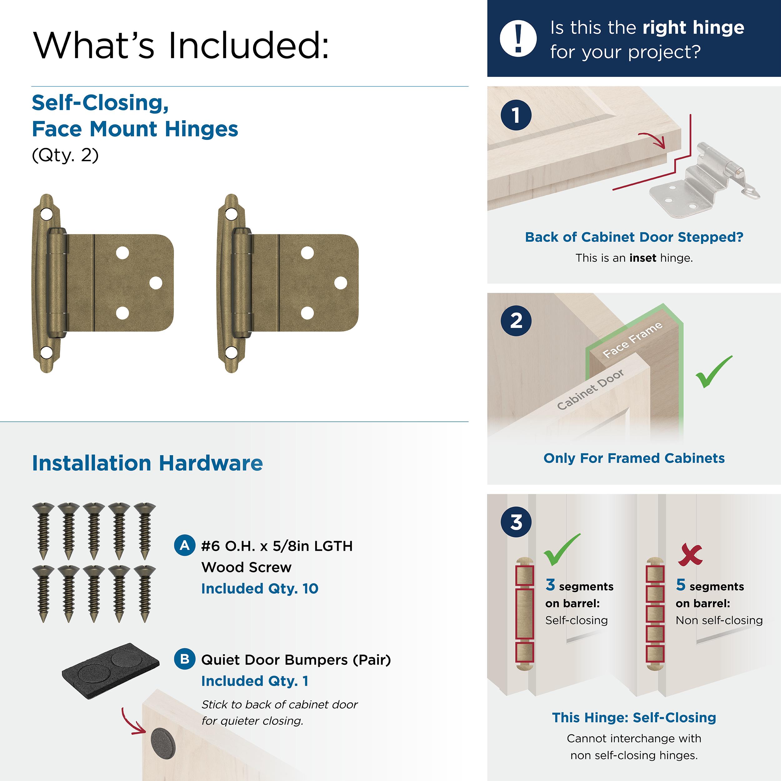 Amerock BPR3428BB Cabinet-Hinges - View #6