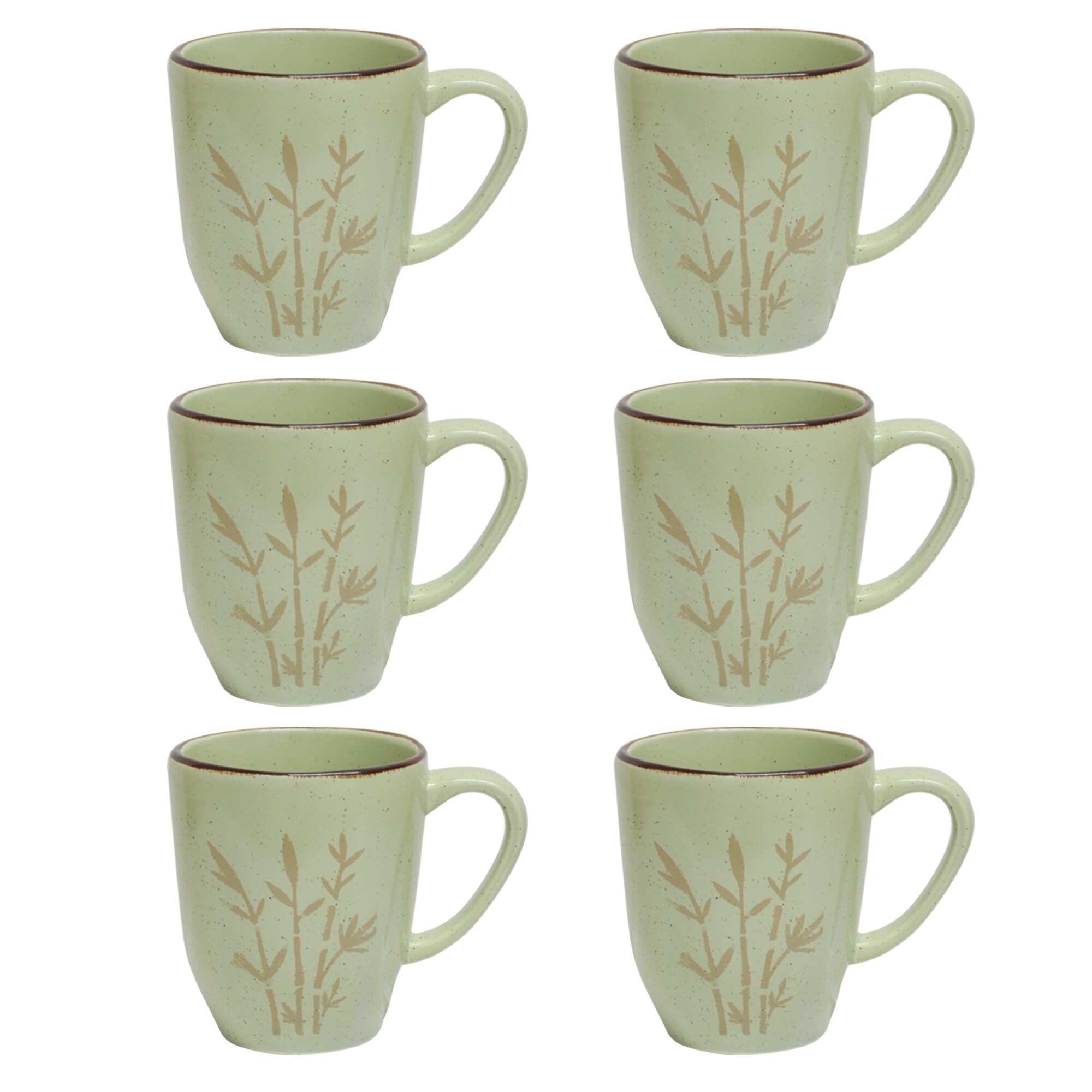 Manhattan Comfort Oxford Ryo 12 Mugs (14.20 oz.) in Green