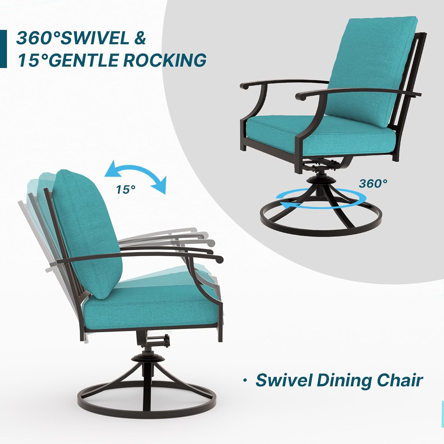 ALAULM LS-2DMS-BLUE Patio-Chairs - View #4