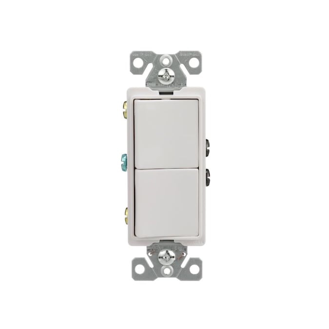 Eaton 15 Amp Single Pole Combination Light Switch White In The Light