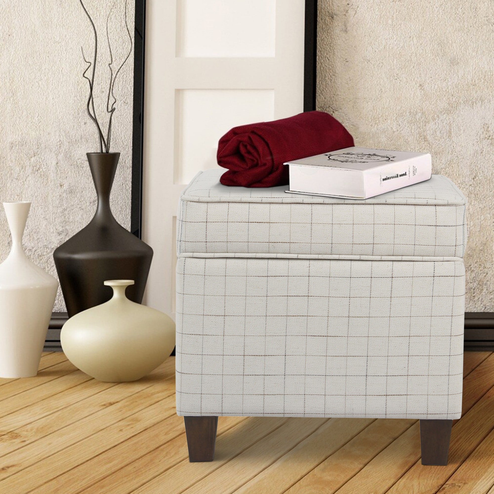 Benzara BM194105 Indoor-Ottomans - View #5