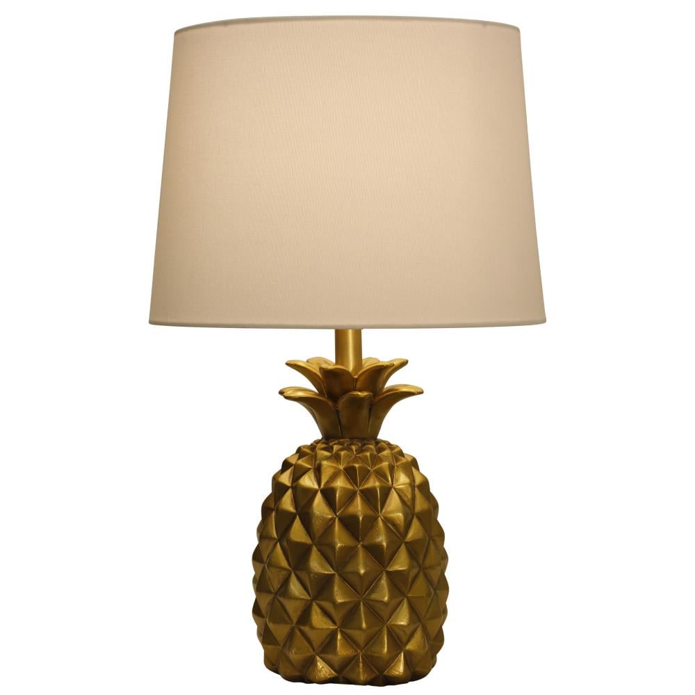 StyleCraft Home Collection 25-in Gold 3-way Table Lamp with Fabric ...