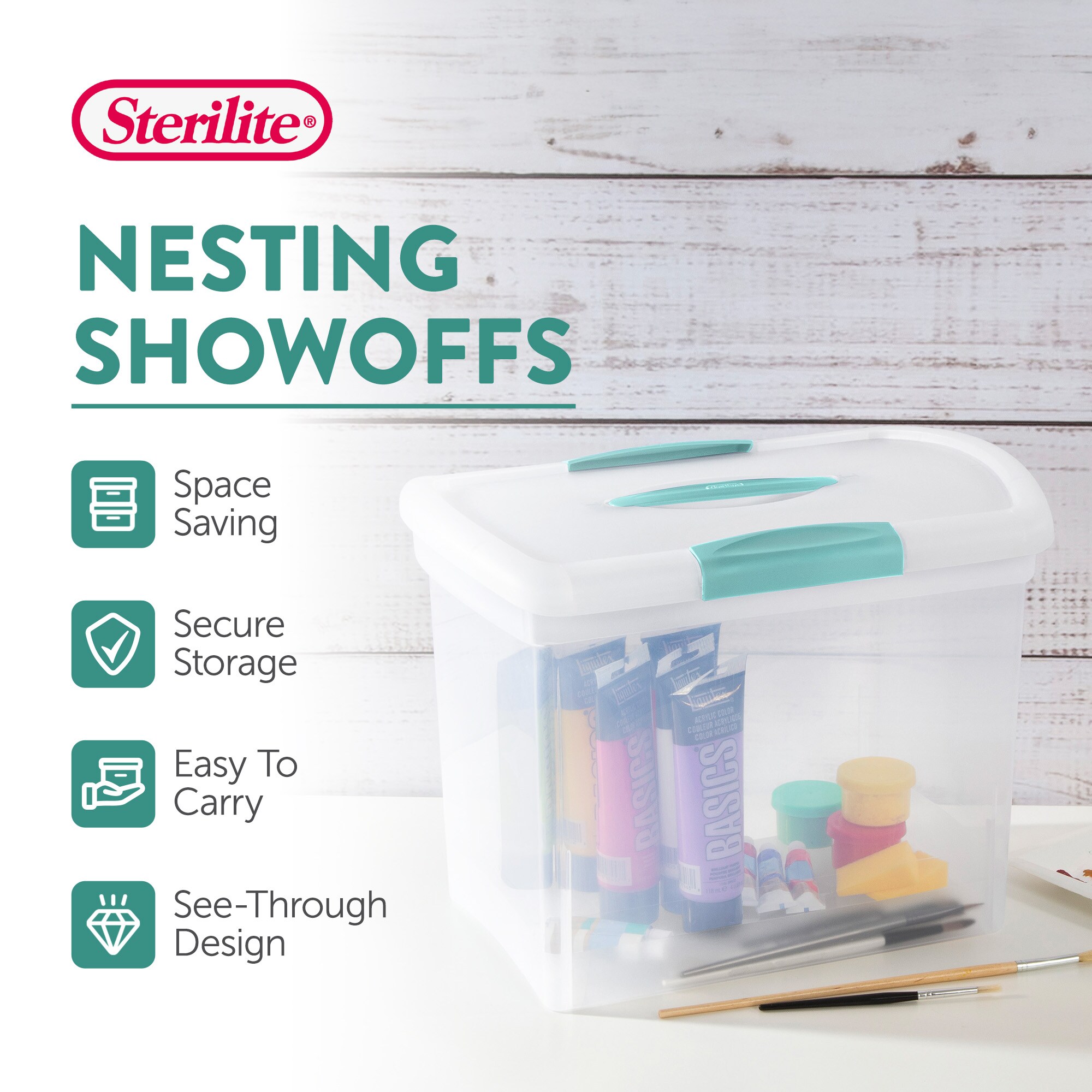 Sterilite 68609 Plastic-Storage-Totes - View #3