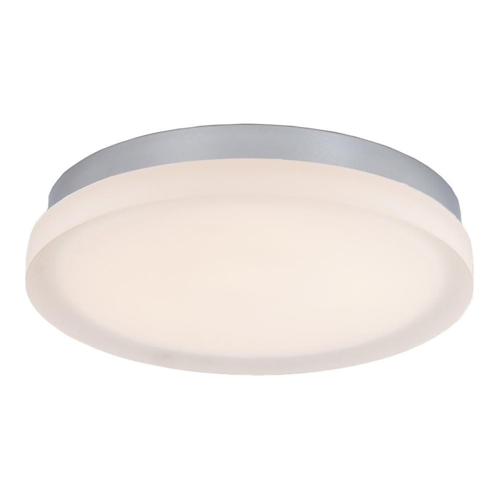dweLED FM-4111-30-CH Slice 1-Light Chrome LED Flush Mount Light ENERGY STAR