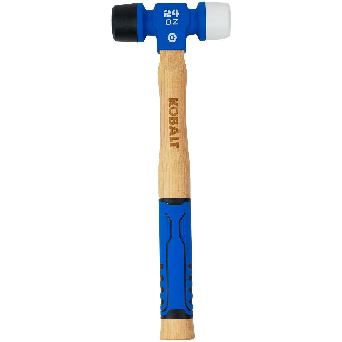 Kobalt 24-oz Smooth Face Rubber Head Wood Rubber Mallet in the Hammers  department at