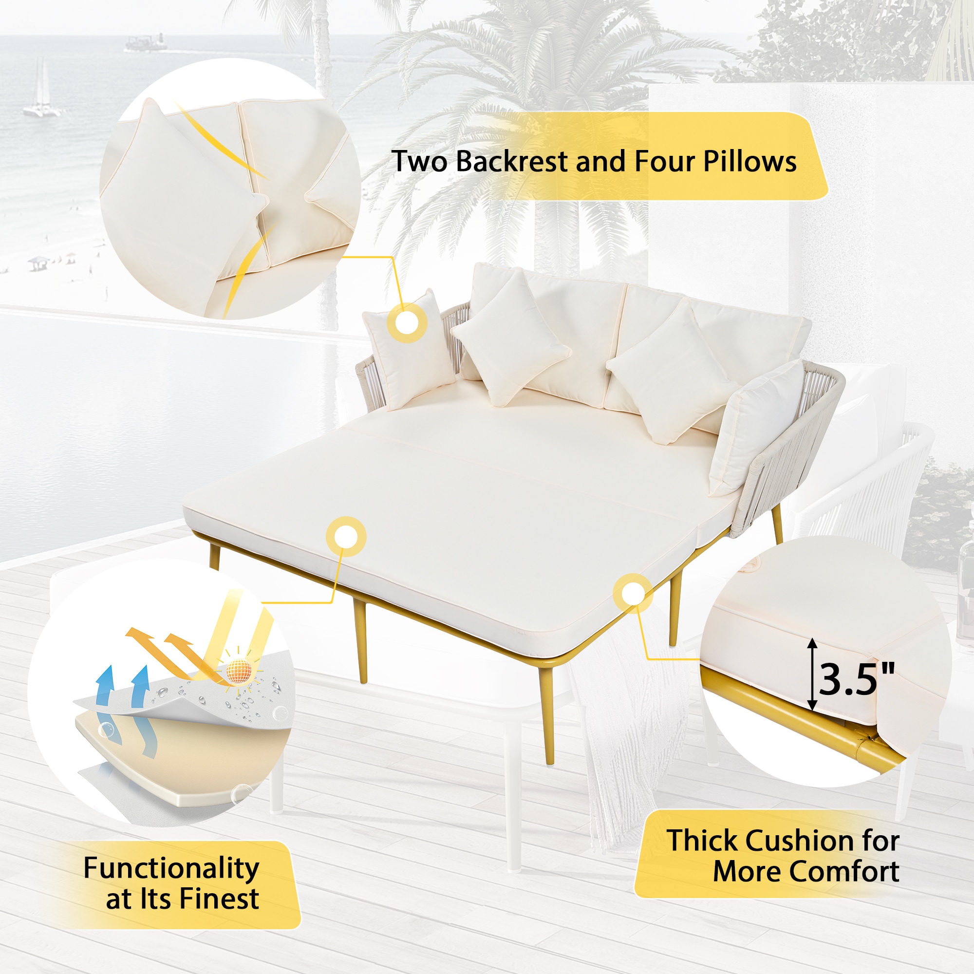 ModernLuxe L-SP100014AAA Patio-Sofas-Daybeds - View #4