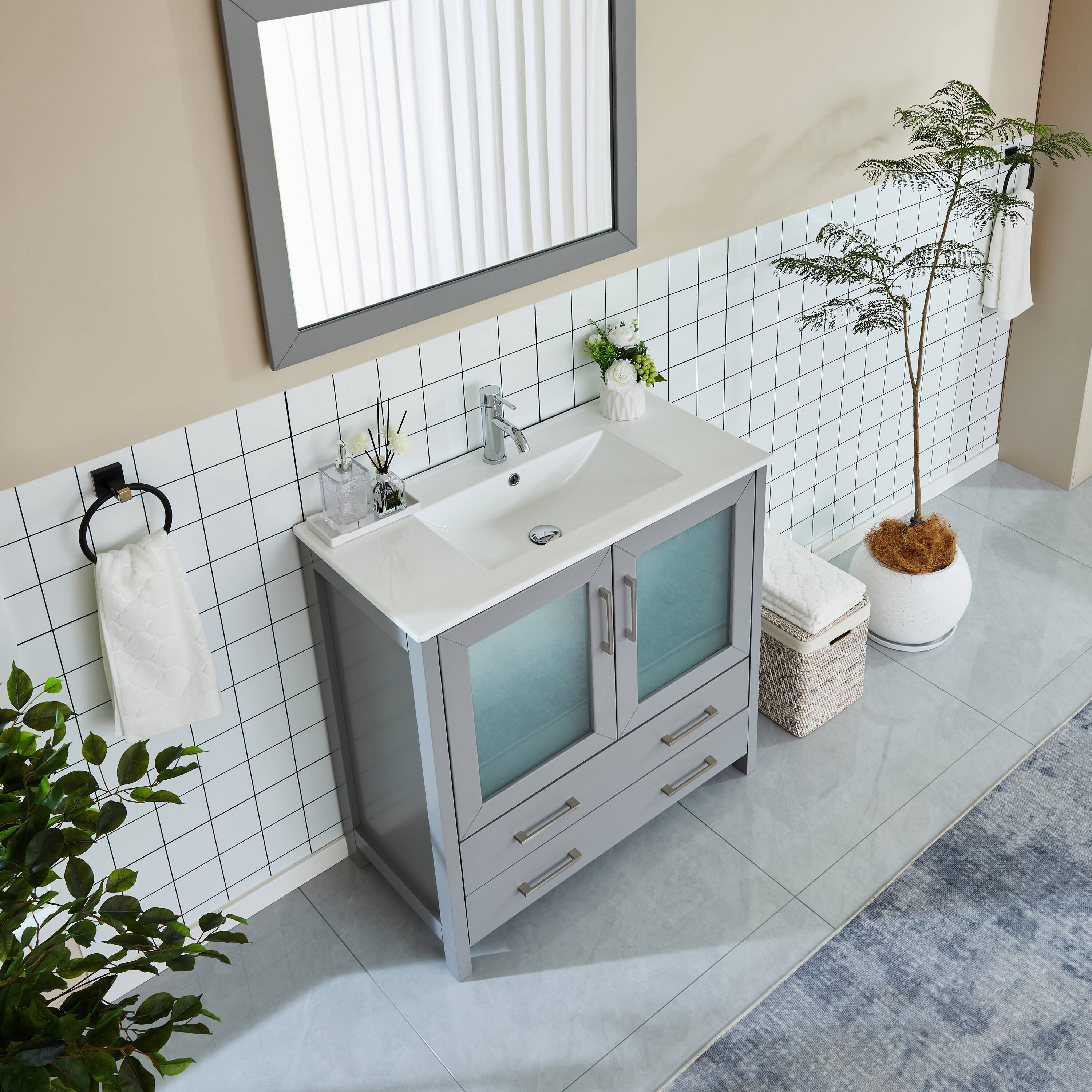 Vanity Art VA3036-G Bath-Vanity-Combo - View #9