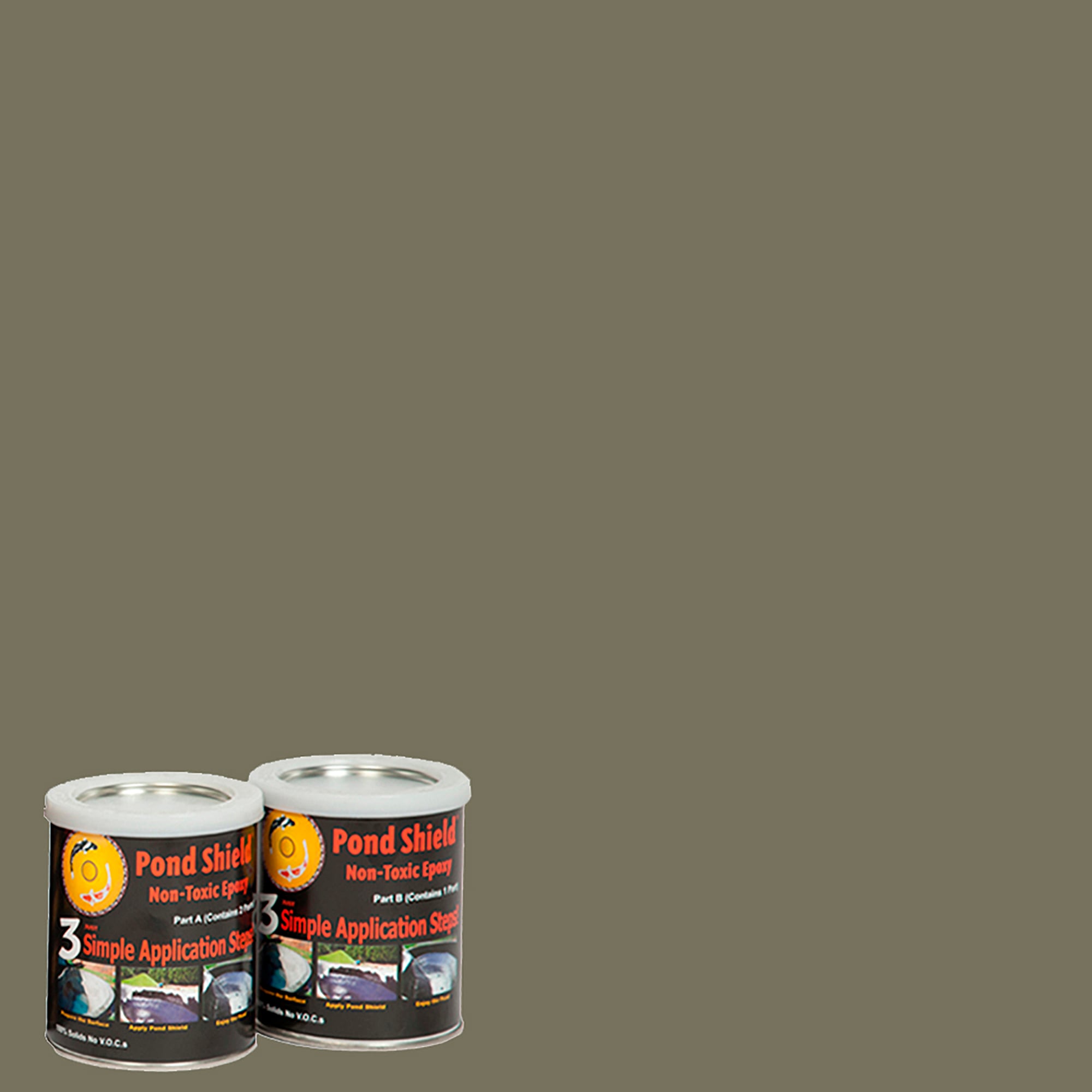 Pond Armor SKU-MGREEN-QT-R Pond Shield Moss Green Gloss Solid Oil-based Interior/Exterior Waterproofer ( 1.5-quart )