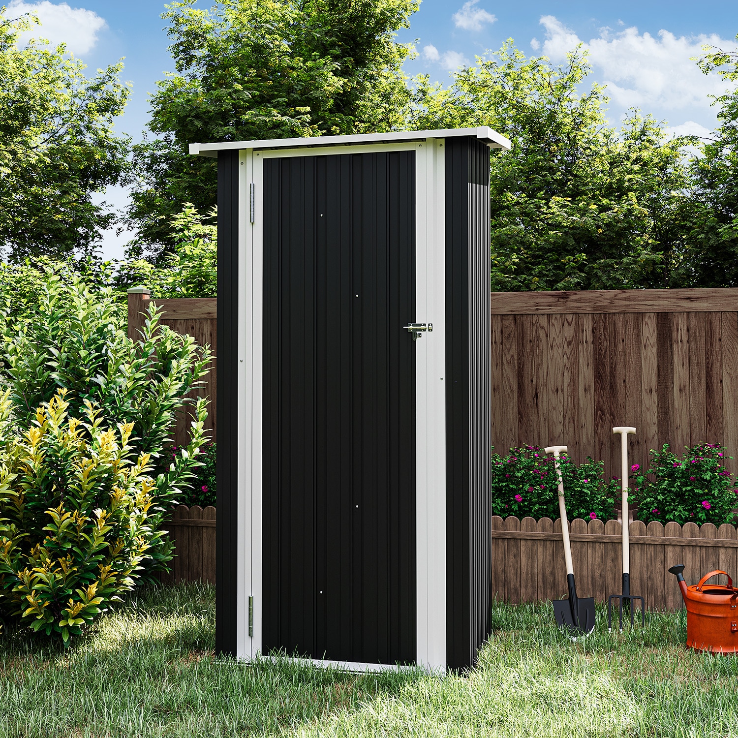 AOXUN AX-30547B Metal-Storage-Buildings-Sheds - View #7