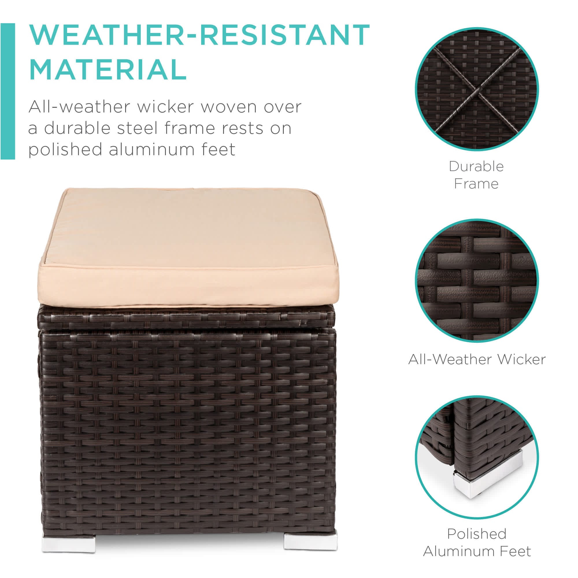 Best Choice Products SKY6184 Stools-Ottomans - View #3