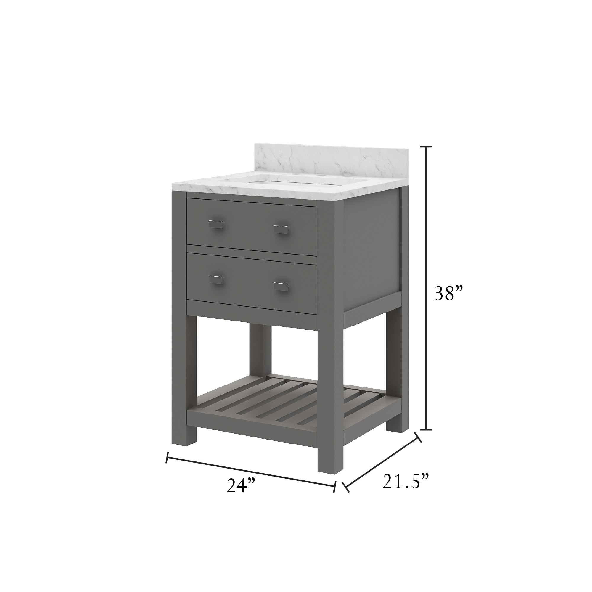 Water Creation MADALYN24G Bath-Vanity-Combo - View #6