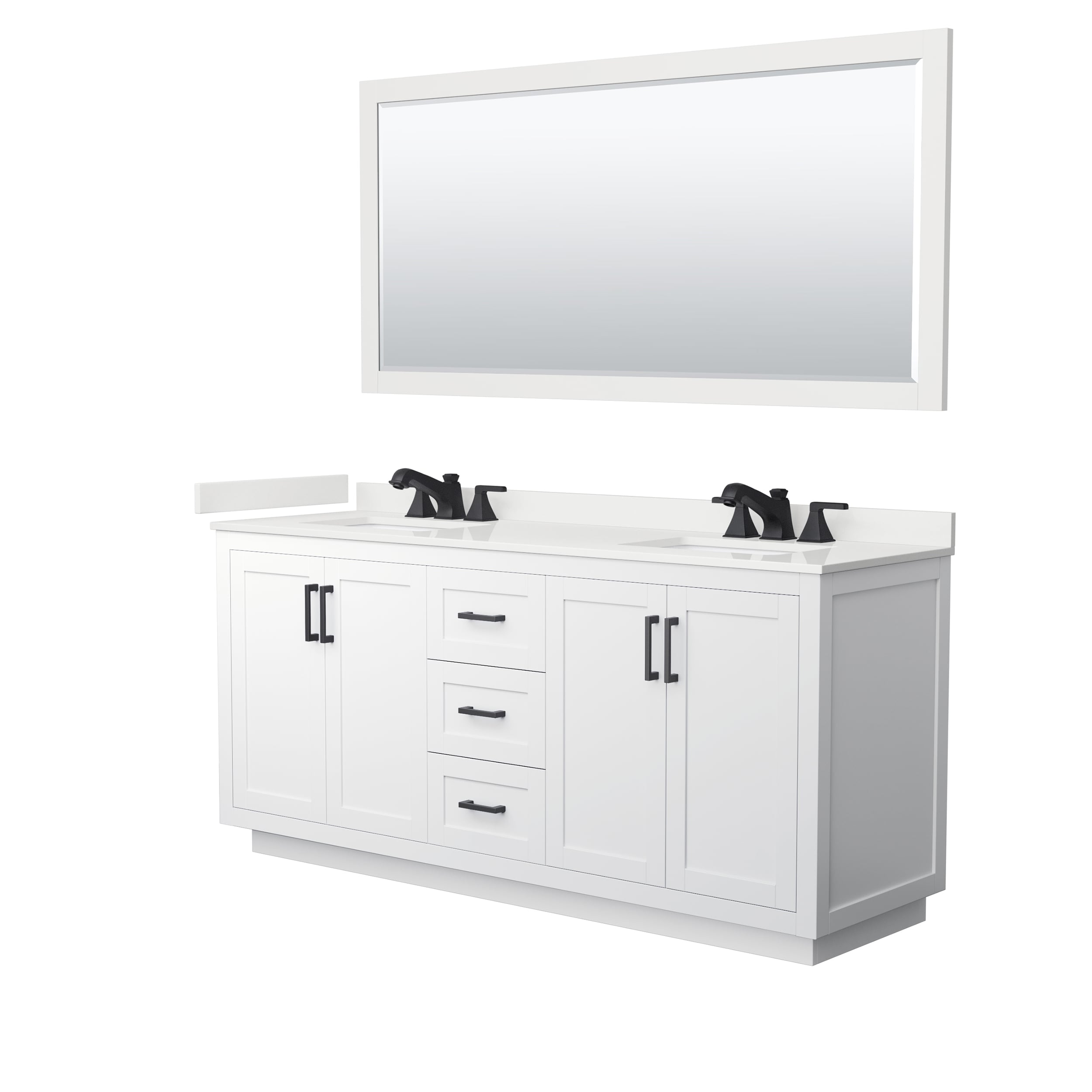 Wyndham Collection WCF292972DWBWQUS3M70 Bath-Vanity-Combo - View #2