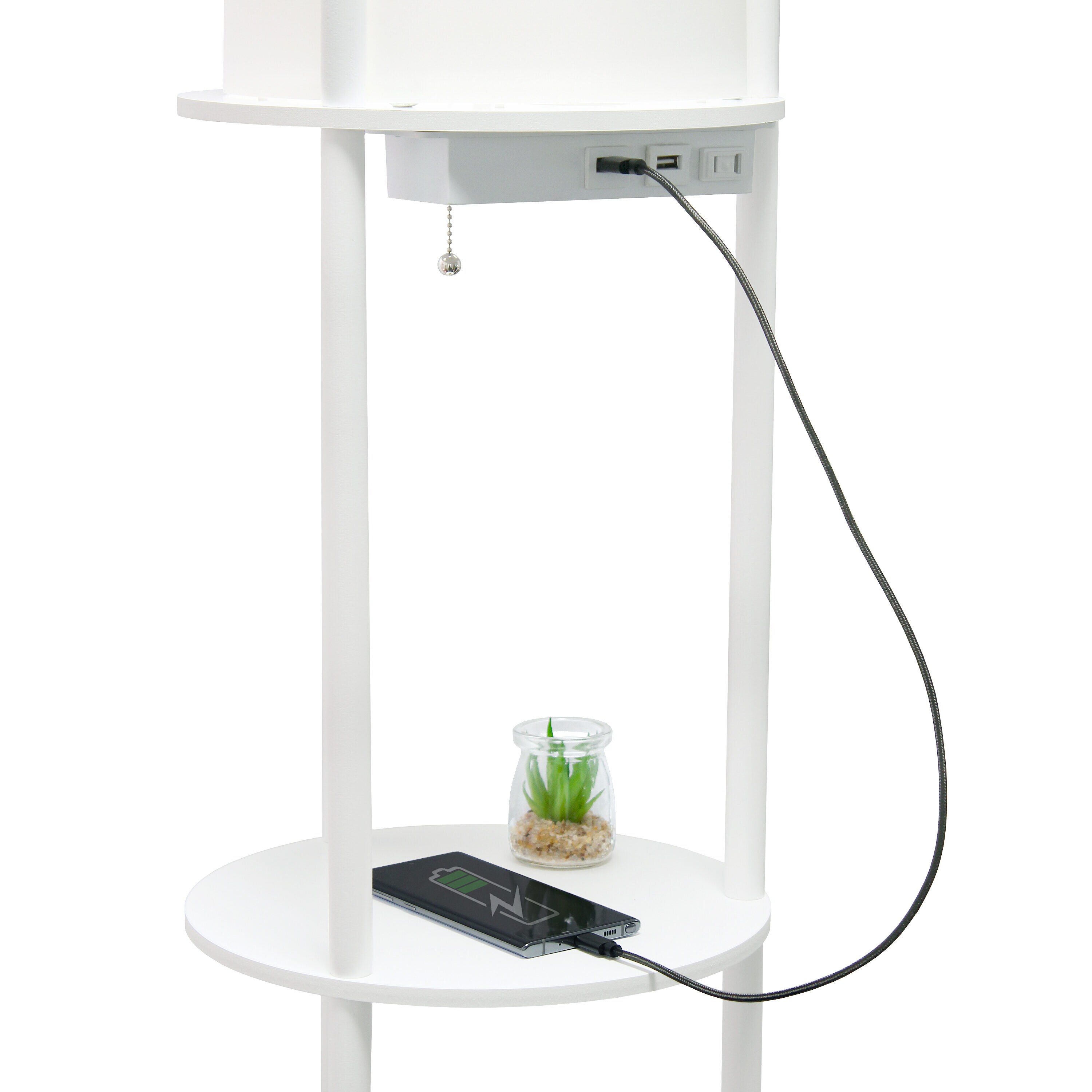 Simple Designs LF2010-WHT floorlamps - View #6