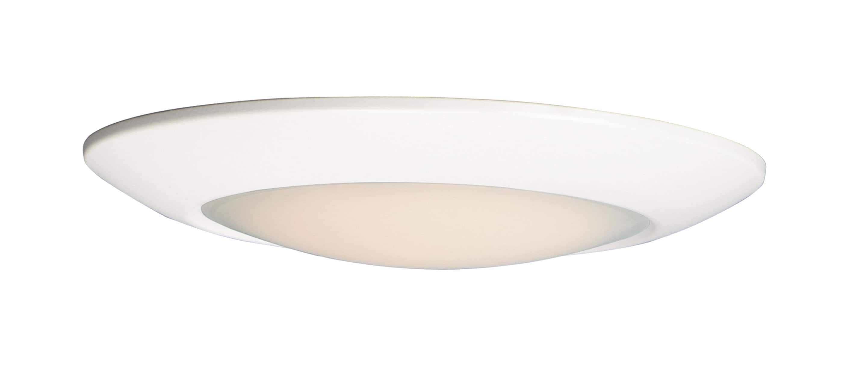 Maxim Lighting 57858WTWT Diverse LED 1 -Light 11-in Matte White Integrated LED Flush Mount Light ENERGY STAR Certified