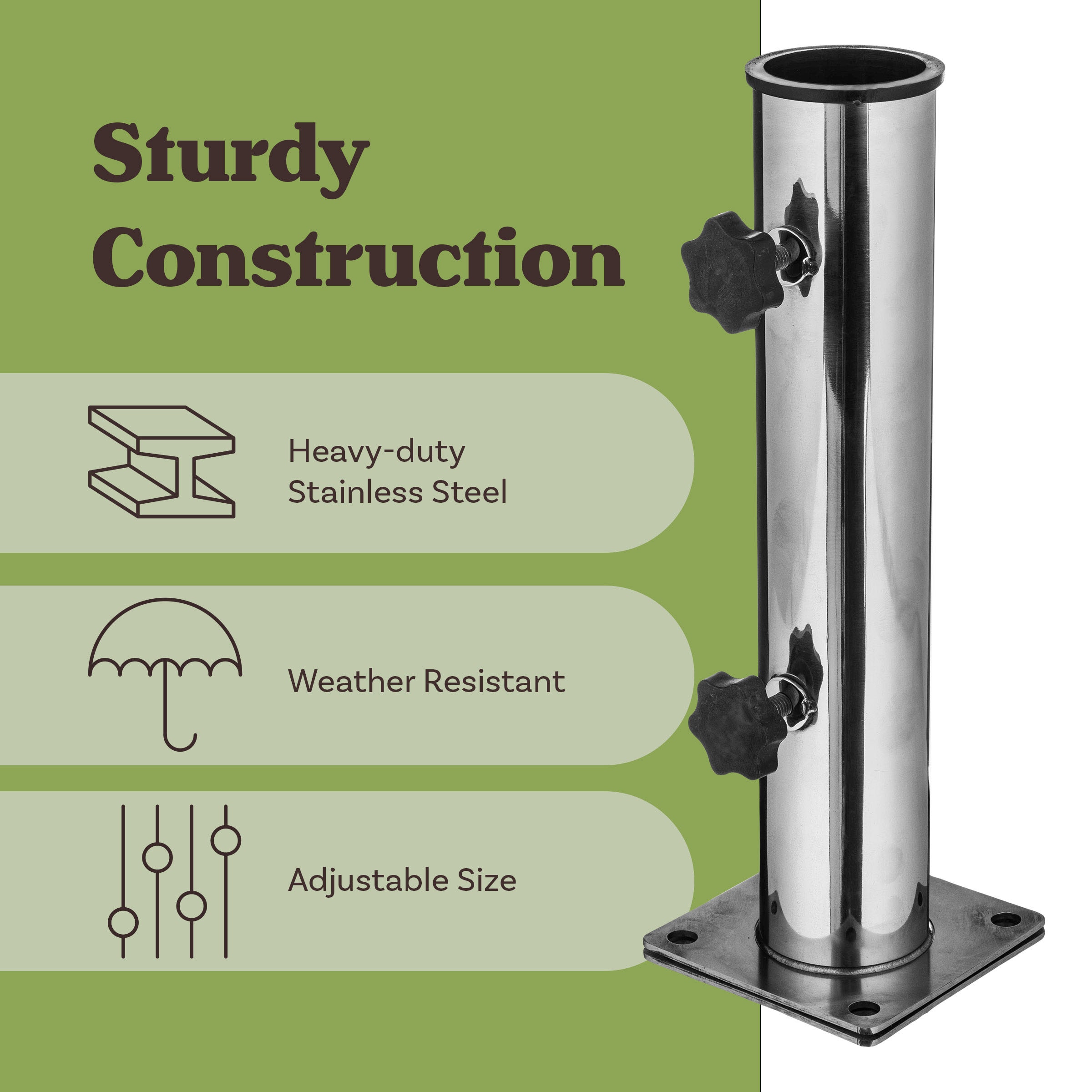 Pure Garden 50-LG1482 Umbrella-Bases - View #3