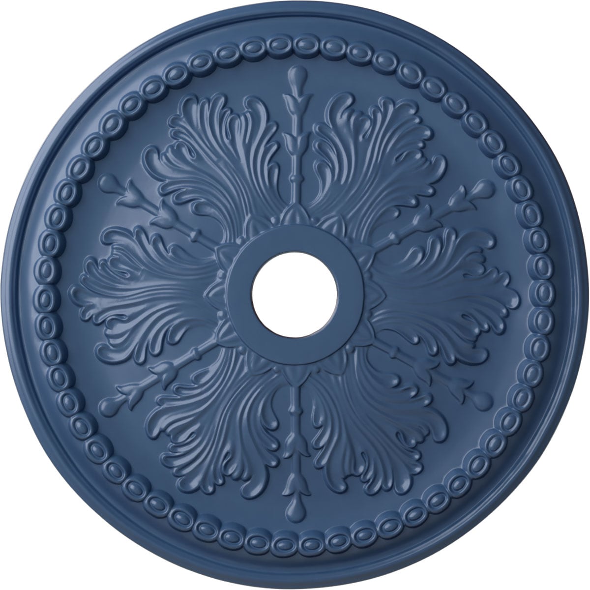 Ekena Millwork CM27WIAMF Winsor 27.5-in W x 27.5-in L Painted Americana Polyurethane Split Ceiling Medallion