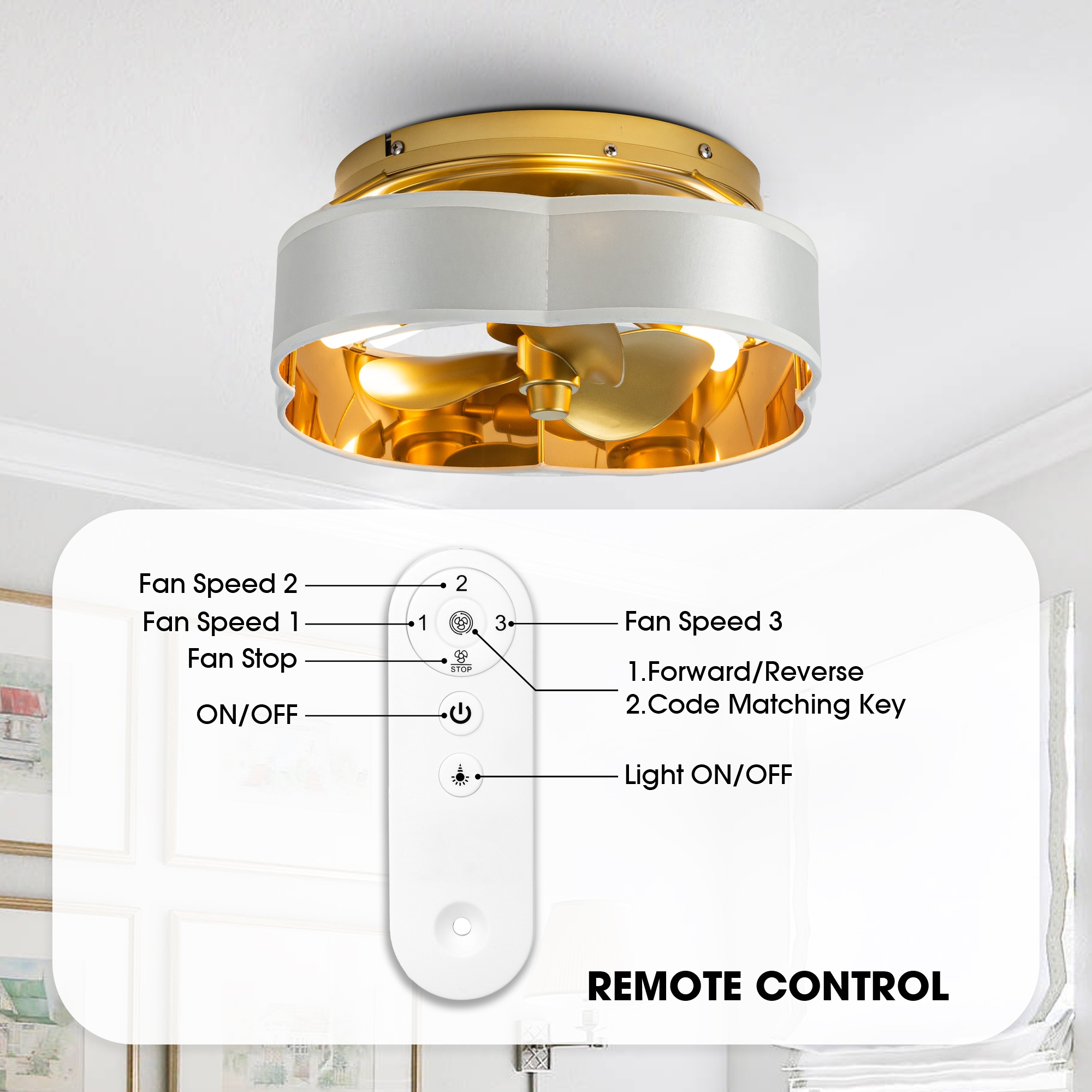 Parrot Uncle F8295110V Ceiling-Fans - View #4