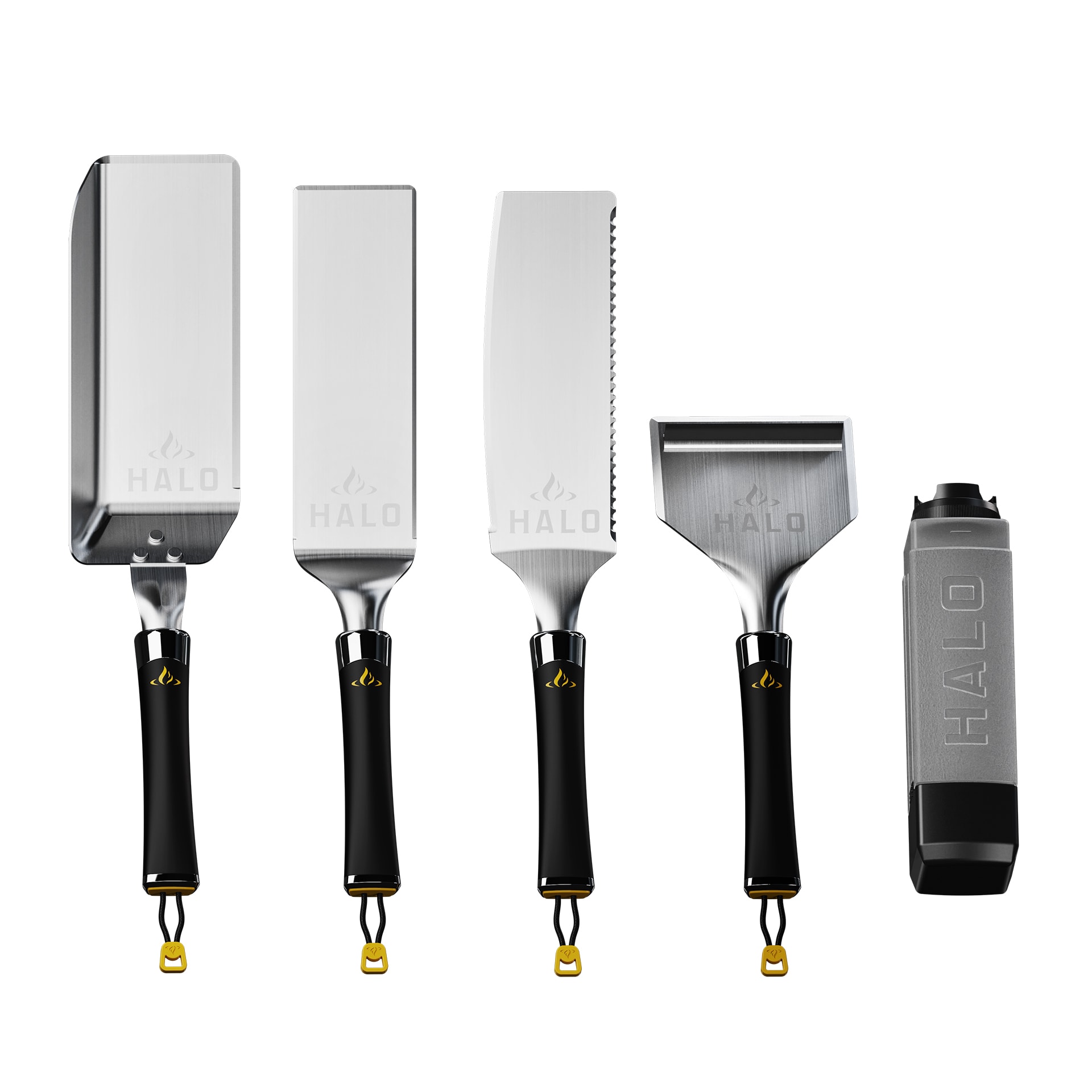 HALO HZ-3024 5 -Piece Stainless steel Spatula set