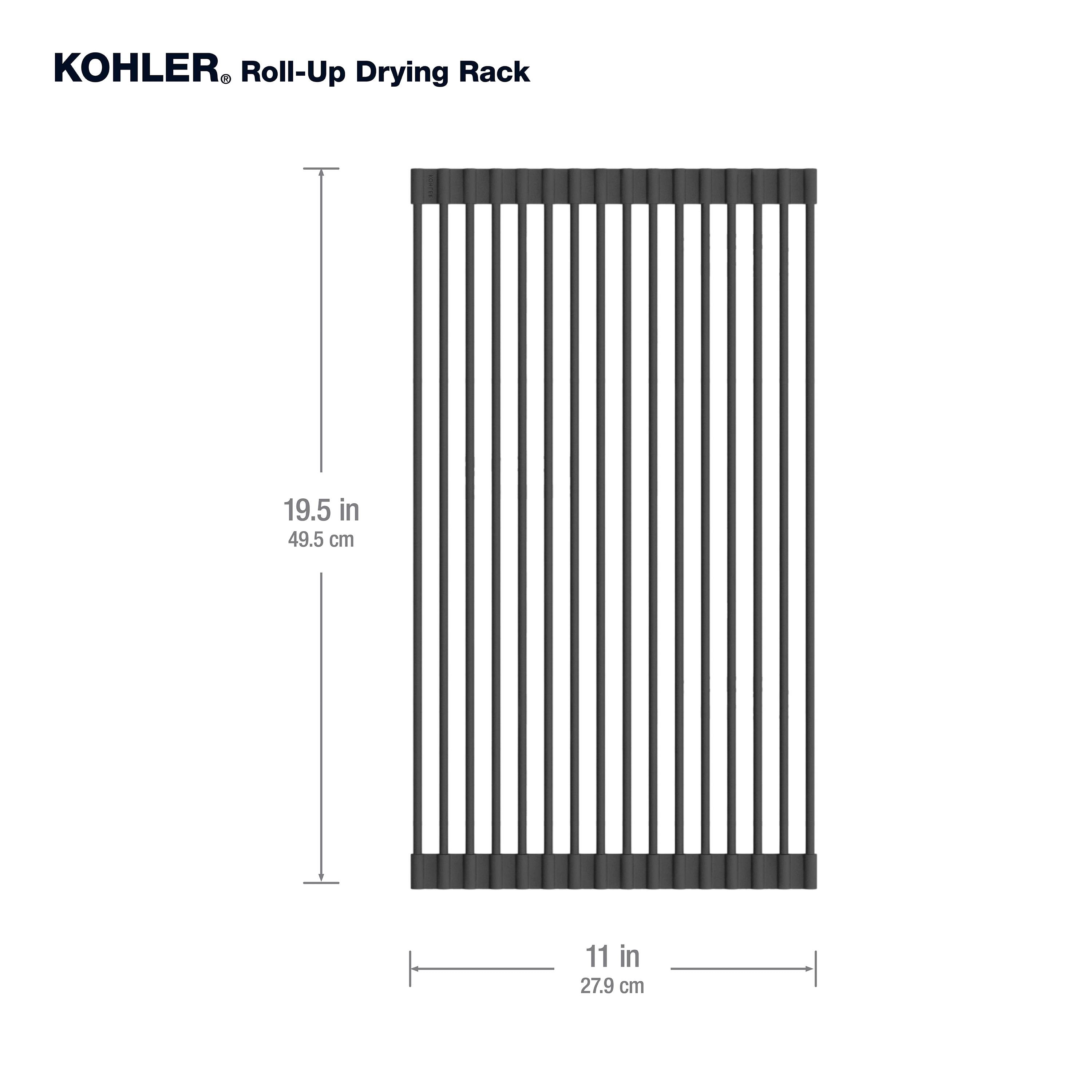 KOHLER 11-in x 19.5-in Silicone Sink Grid in the Sink Grids & Mats  department at