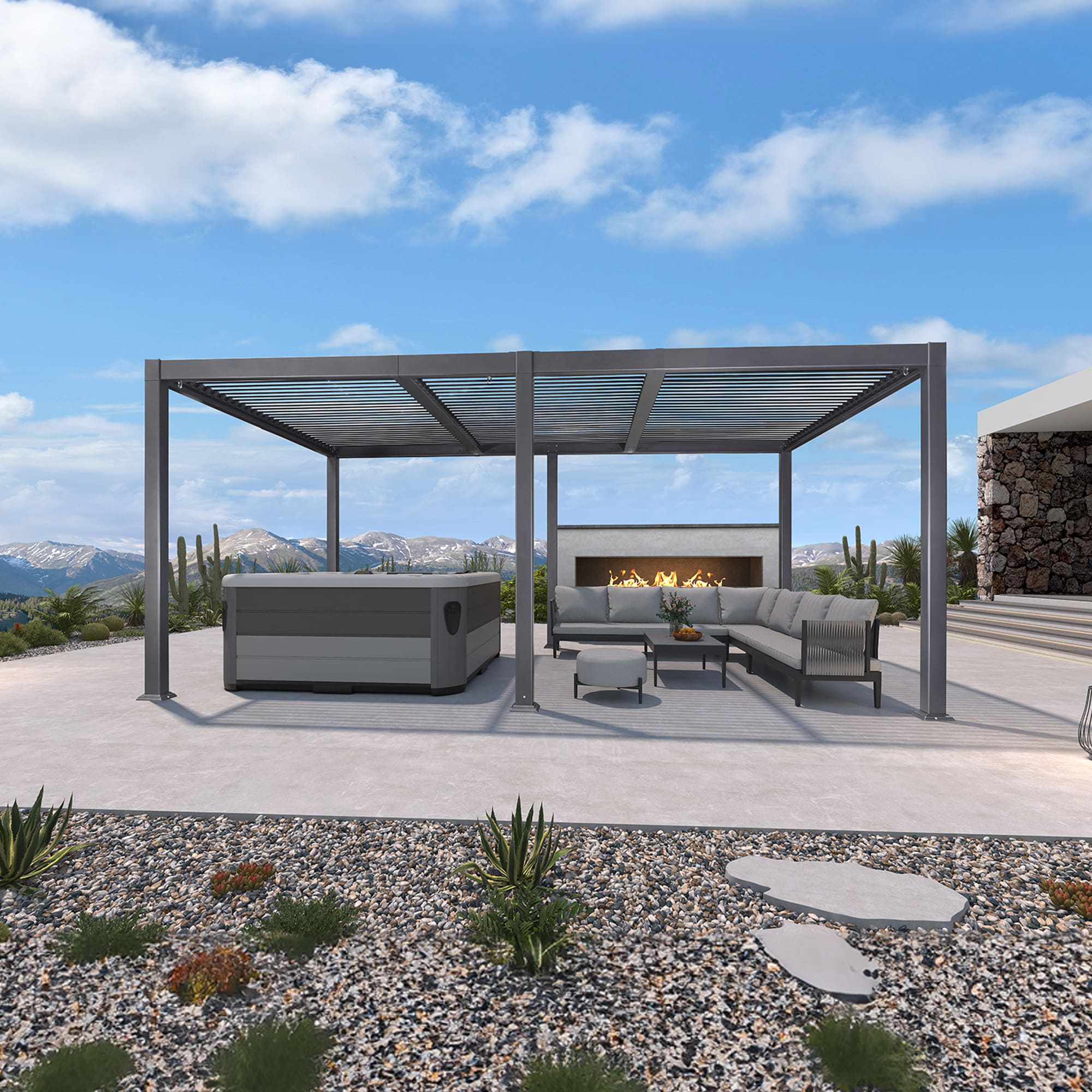 PURPLE LEAF LS05KSPRG1118-1 Pergolas-2 - View #2