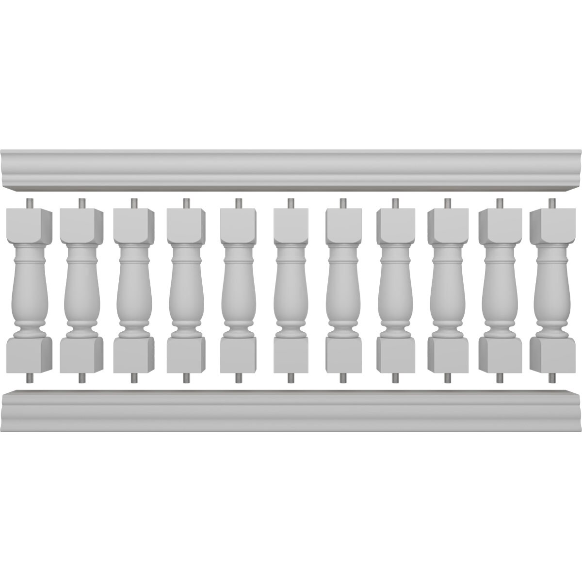 Ekena Millwork BALK38X084OXN railings - View #5
