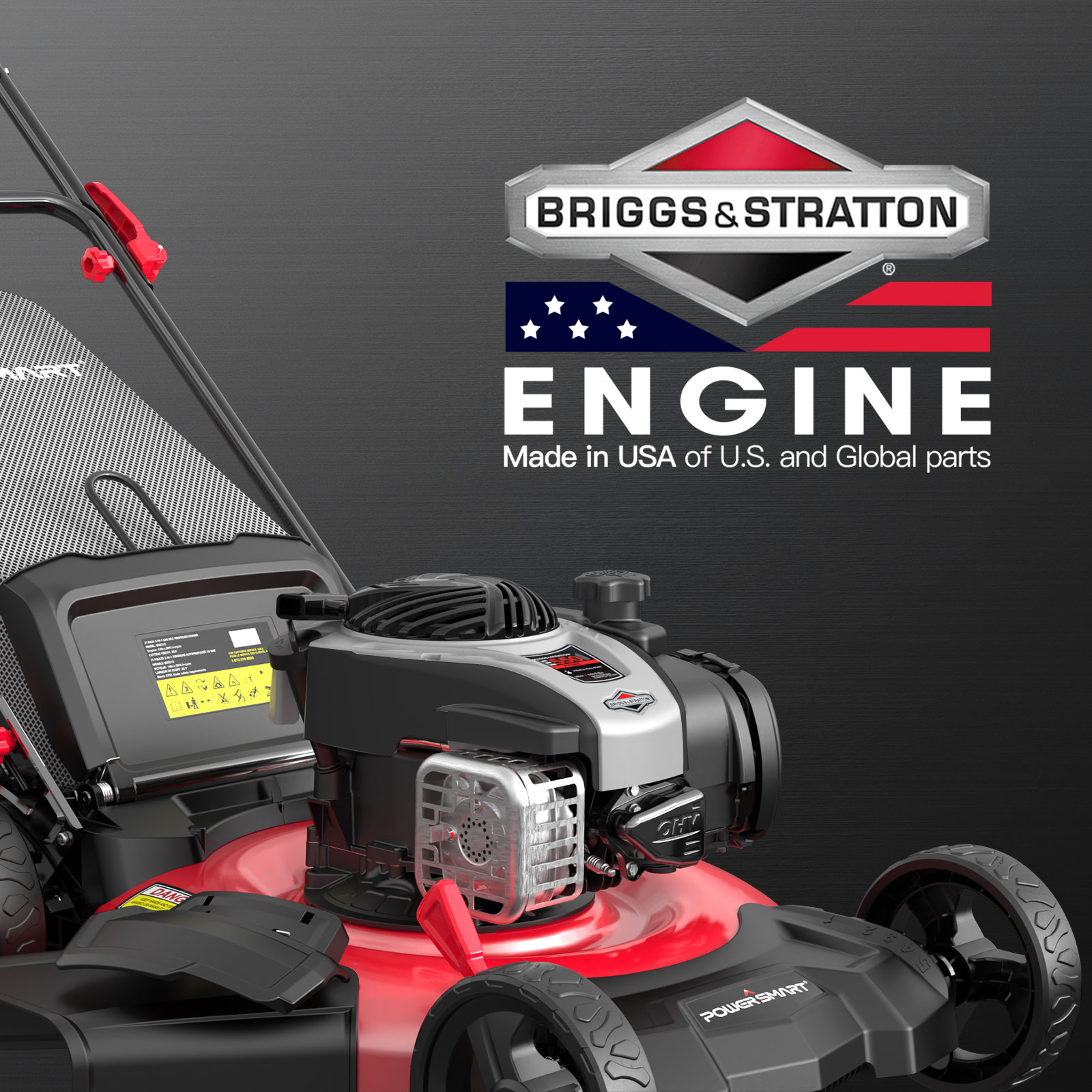 PowerSmart B8621P Gas-Walk-Behind-Mowers - View #4