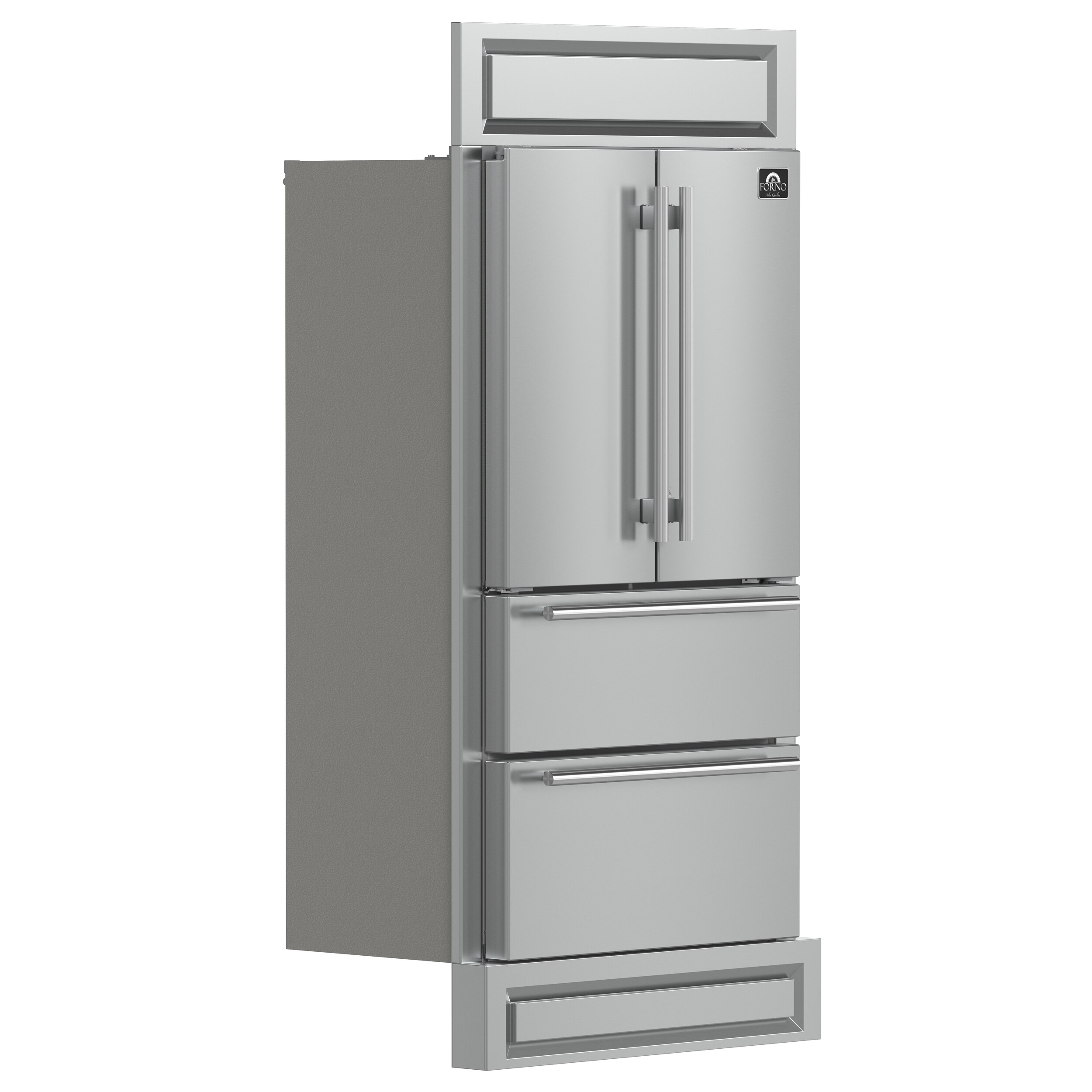 FORNO FFRBI1820-40MG French-Door-Refrigerators - View #3