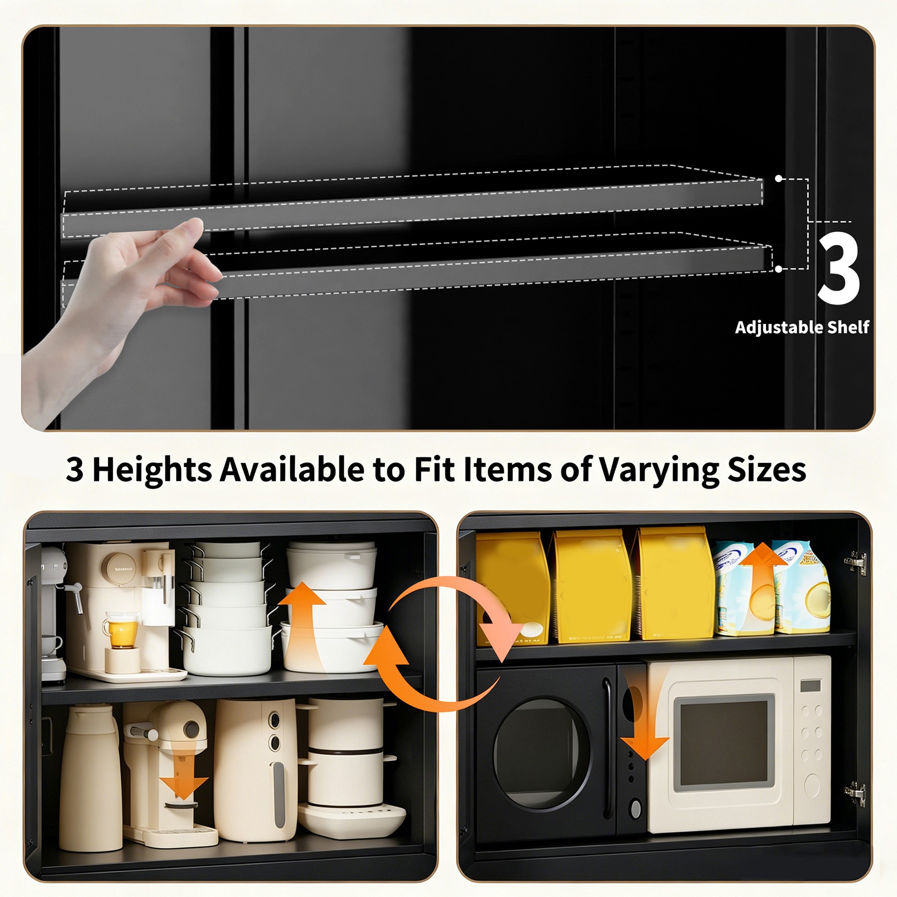 SINOFURN SYA840010BL Dining-Kitchen-Storarge - View #5