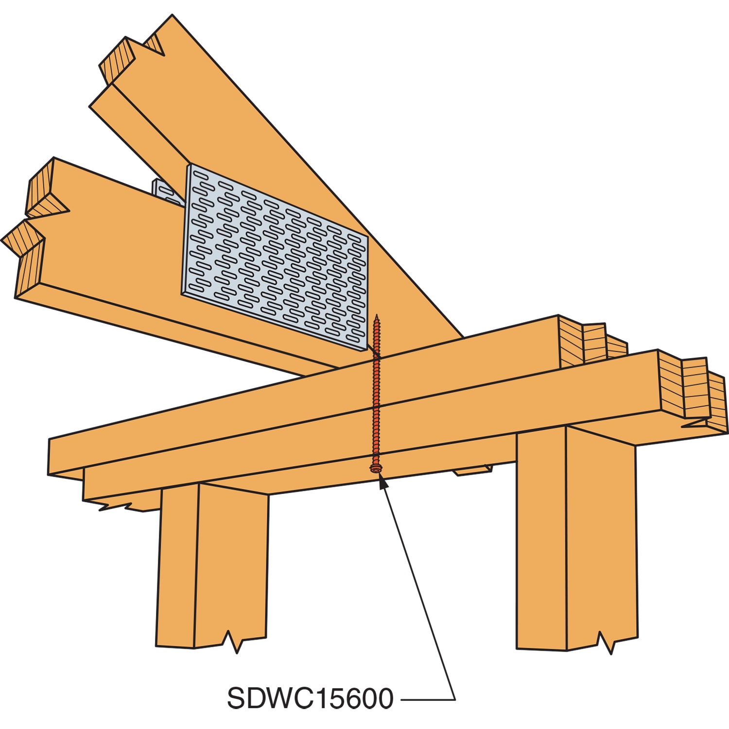 Simpson Strong-Tie SDWC15600-KT Wood-Screws - View #11