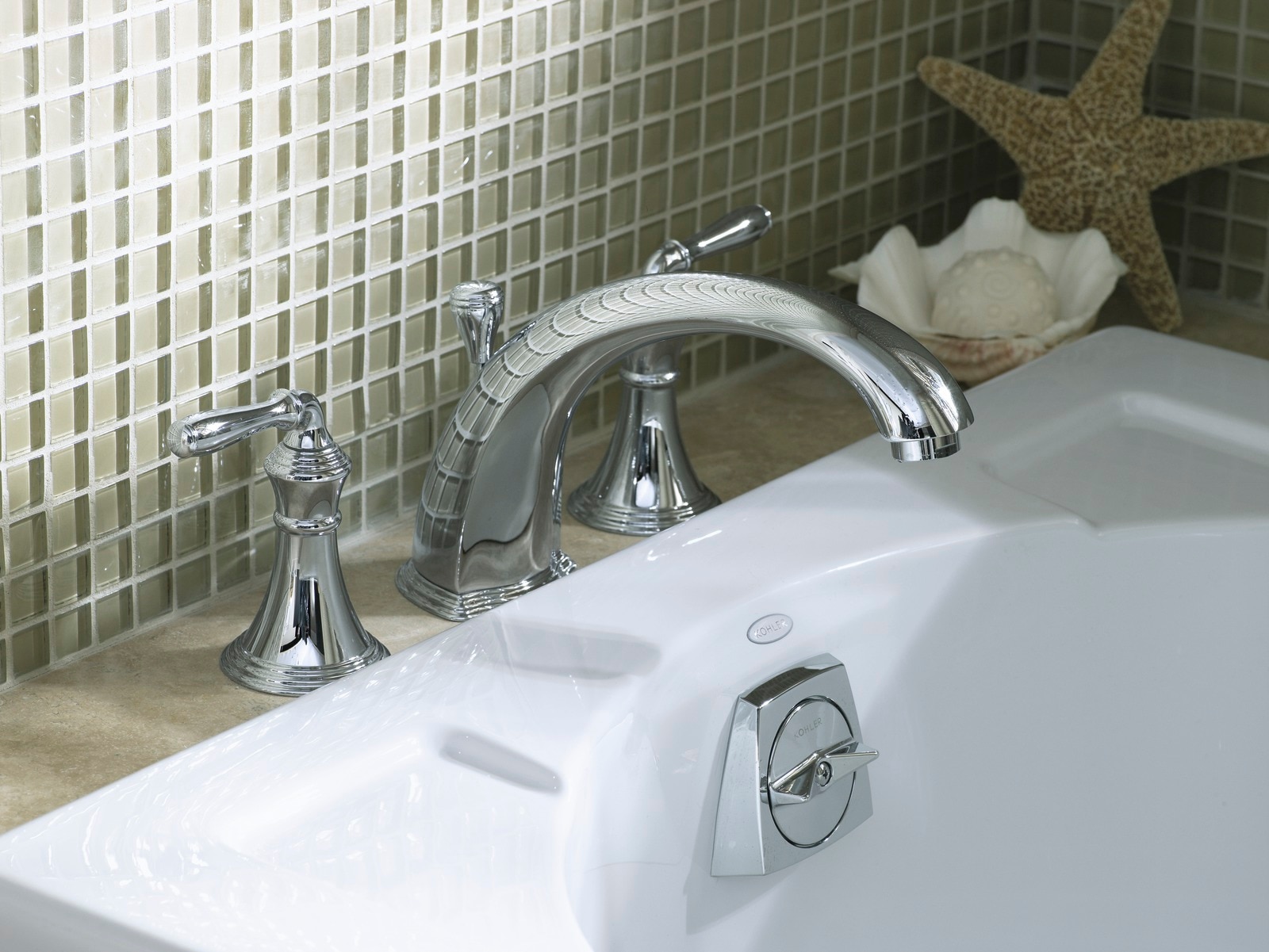 KOHLER T387-4-CP Roman-Tub-Faucets - View #3