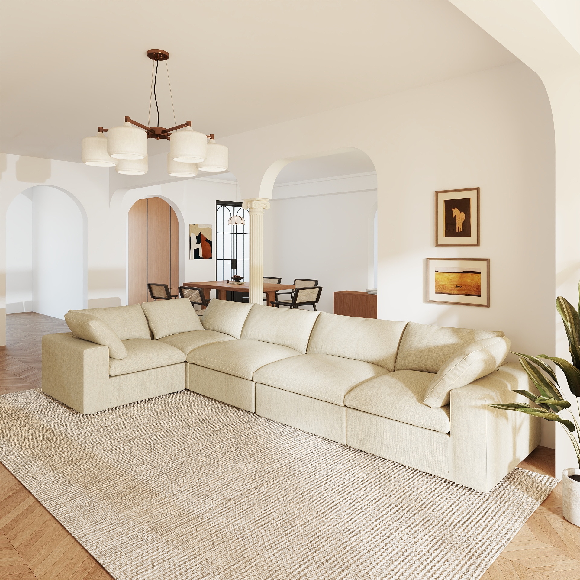 BuotiqHom DH-C5-121KH Sofas-Loveseats - View #3
