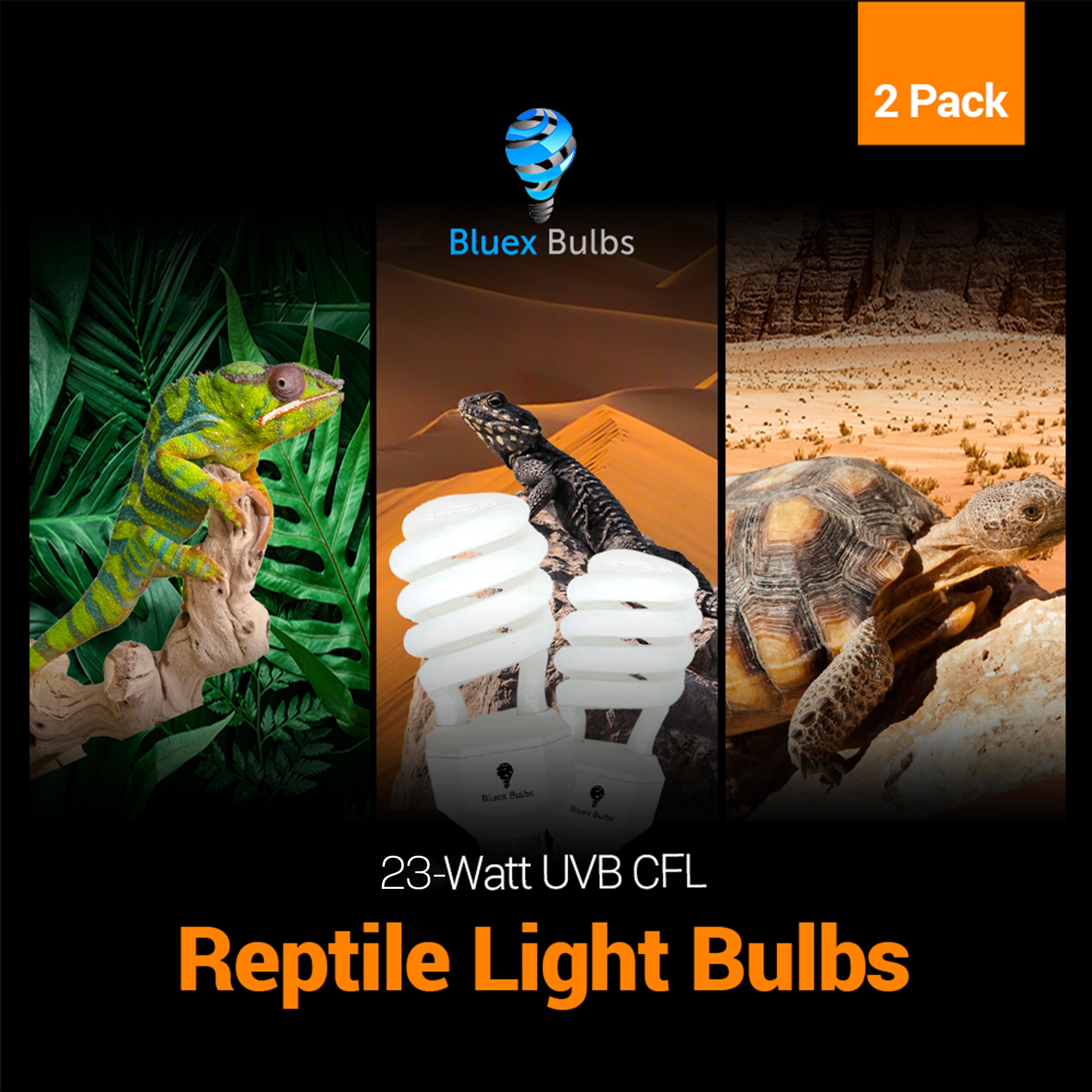 Bluex Bulbs REF-CFL-UVB15-23 Grow-Light-Bulbs - View #6