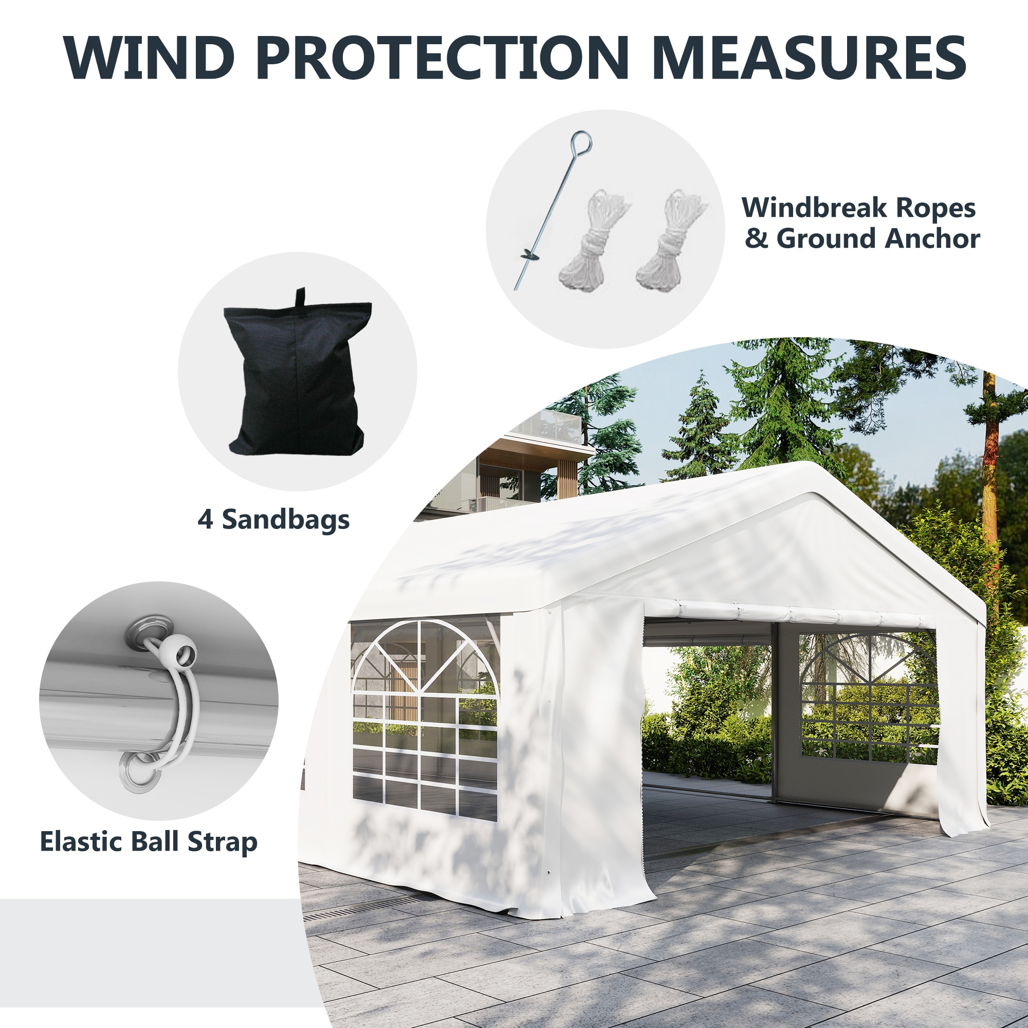 Coveronics LW-PT001-2030WT tents - View #7