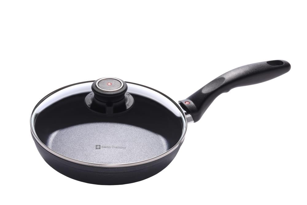 Swiss HD Classic 8-in Aluminum Cooking Pan with Lid(s) Included in the Cooking Pans & Skillets department at Lowes.com