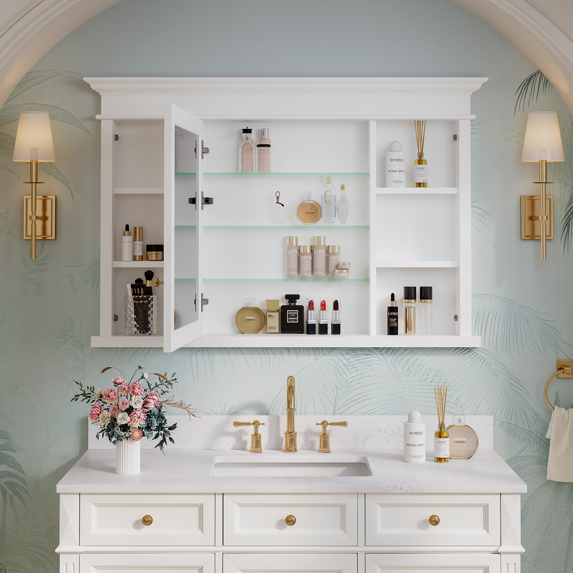 Forclover FMD4832A-WT Bathroom-Medicine-Cabinets - View #6