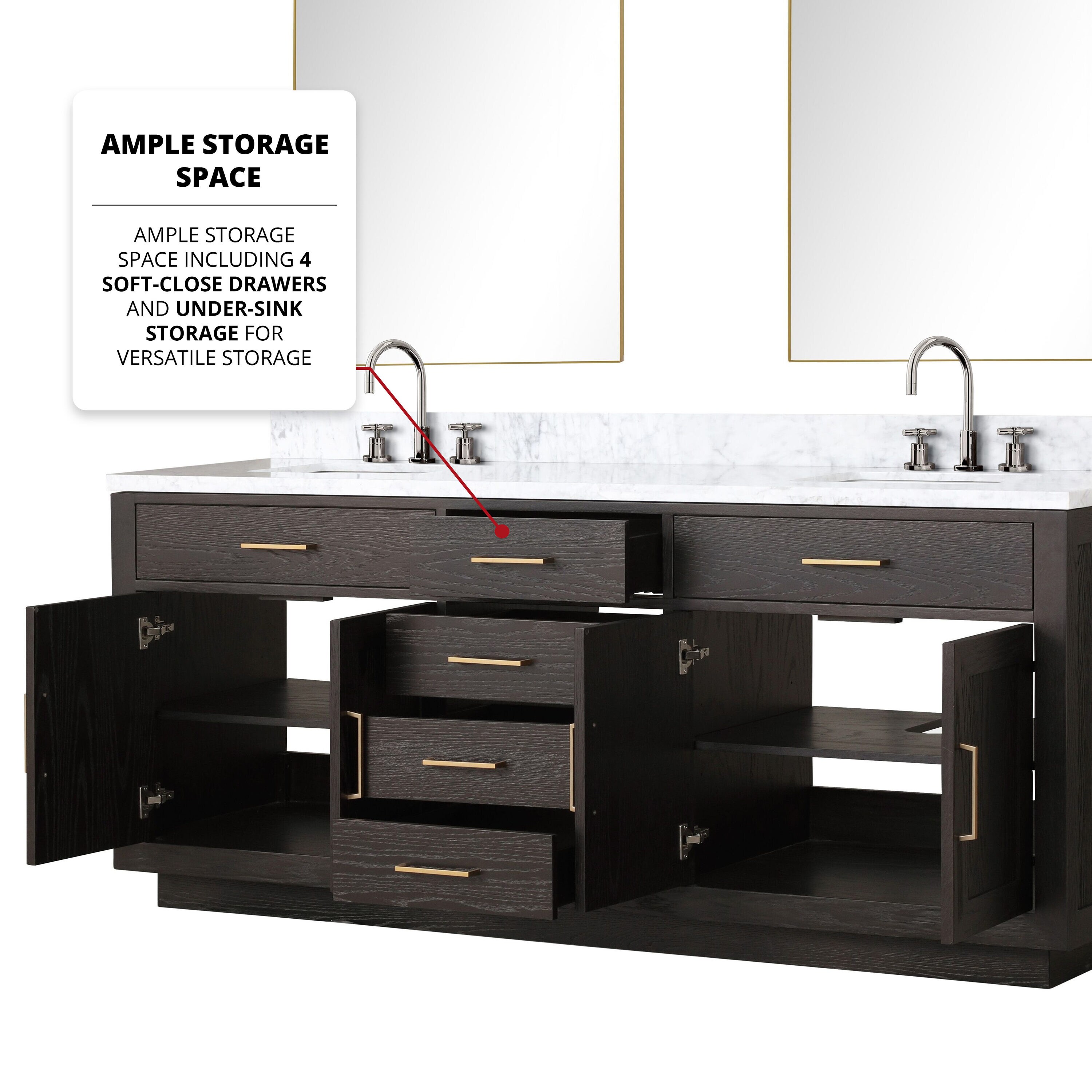 Lexora LVGI80DK111 Bath-Vanity-Combo - View #8