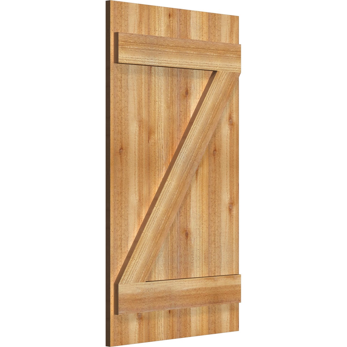 Ekena Millwork RBJ06Z21X038RWR Exterior-Shutters - View #2
