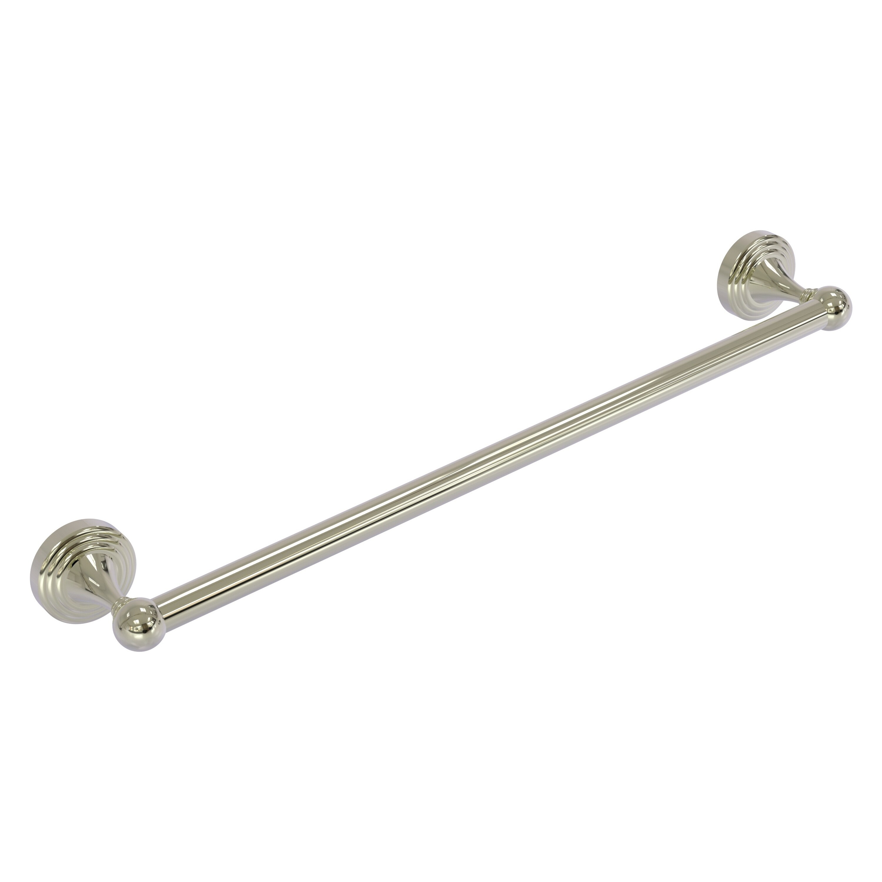 Allied Brass SG-41/18-PNI Sag Harbor 18-in Polished Nickel Wall mount Single Towel Bar
