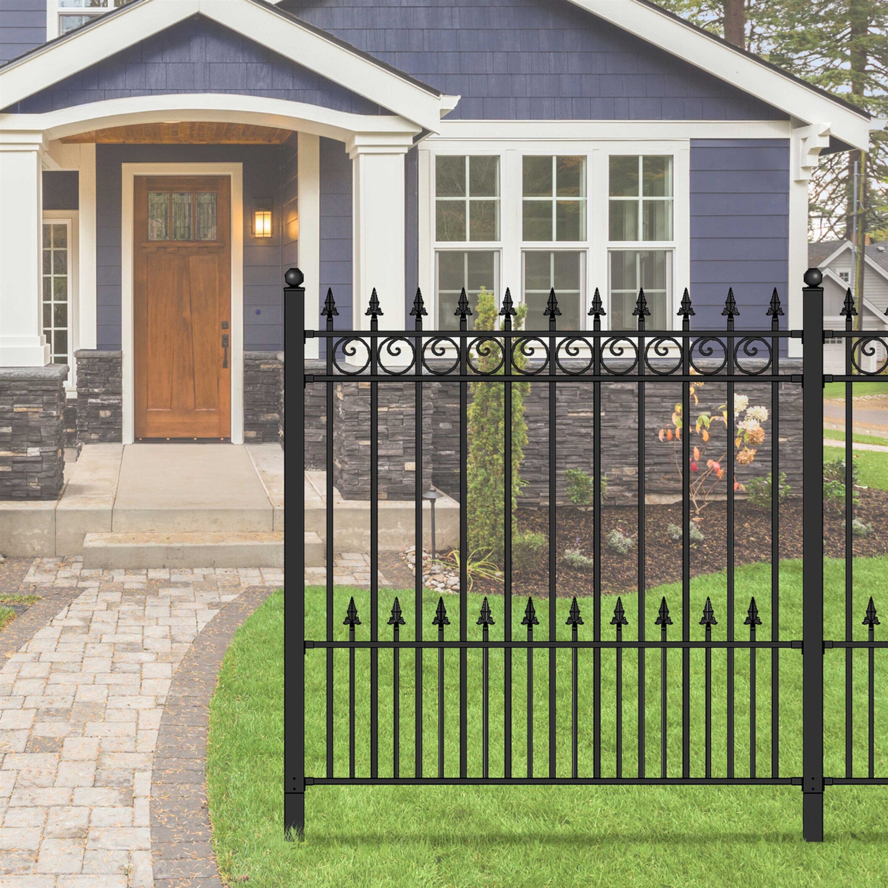 ALEKO FENCEPRADIY5X5.5-LO Fence-Gates - View #5