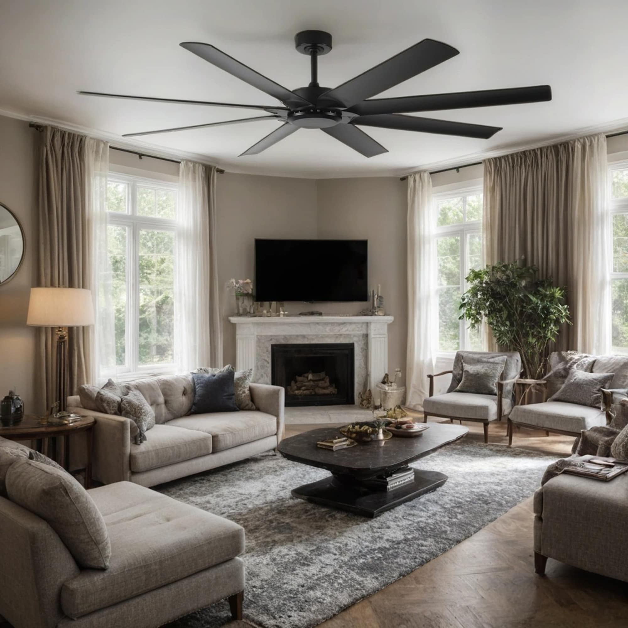 Bybafun YD1300044 Ceiling-Fans - View #2