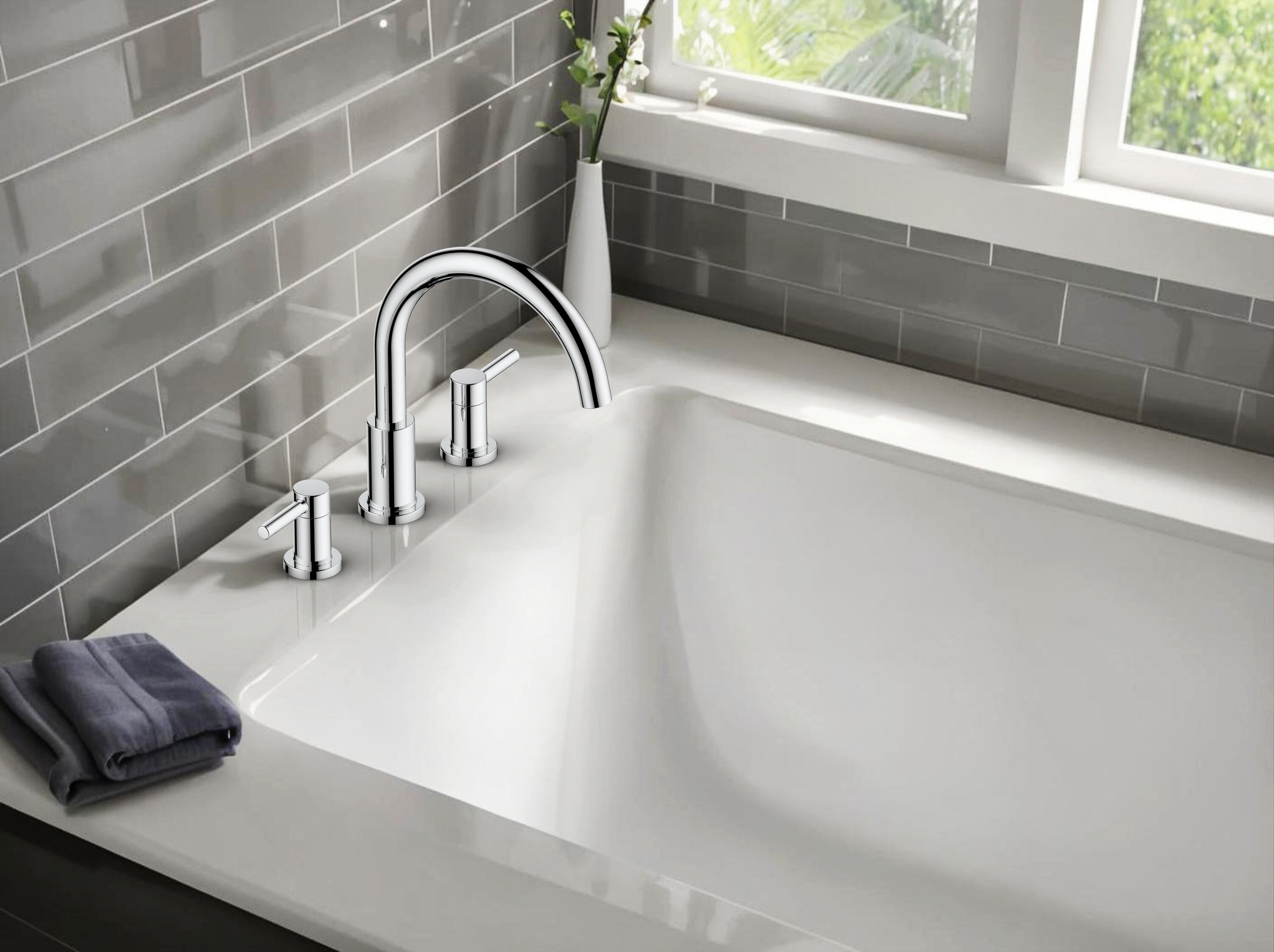 allen + roth 67420-5101 Roman-Tub-Faucets - View #3